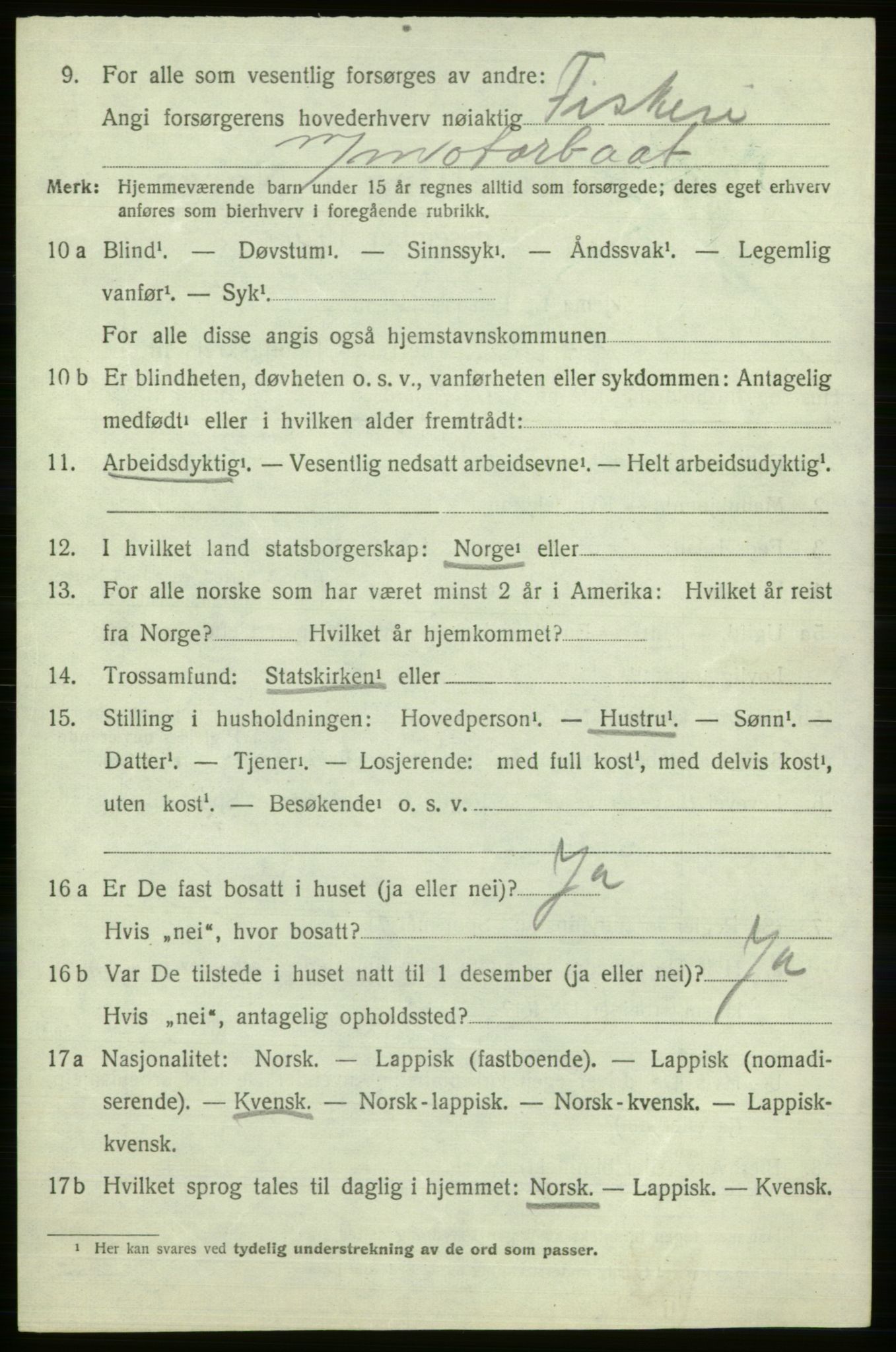 SATØ, 1920 census for Berlevåg, 1920, p. 1656