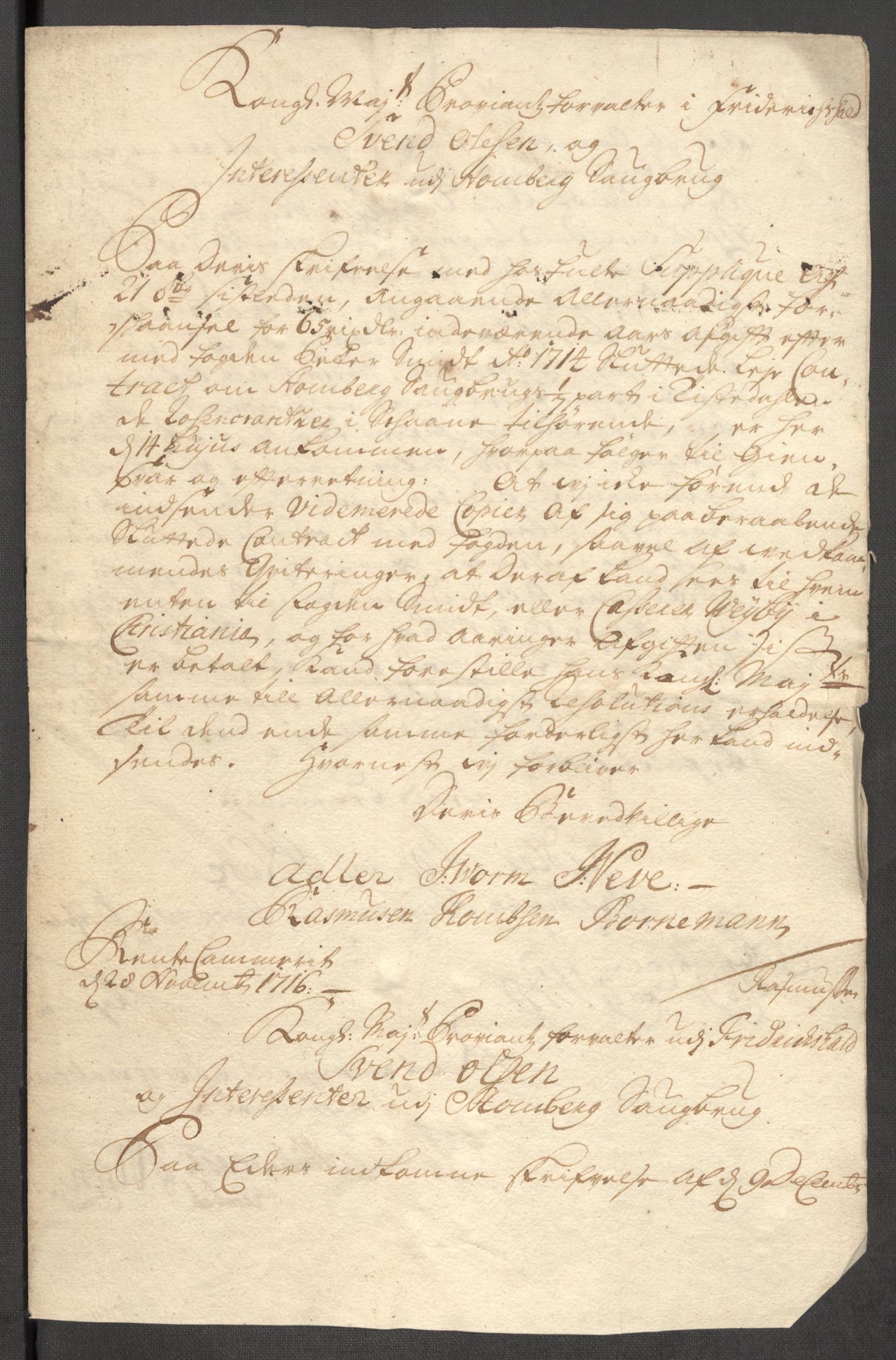 Rentekammeret inntil 1814, Reviderte regnskaper, Fogderegnskap, AV/RA-EA-4092/R01/L0023: Fogderegnskap Idd og Marker, 1715-1716, p. 395