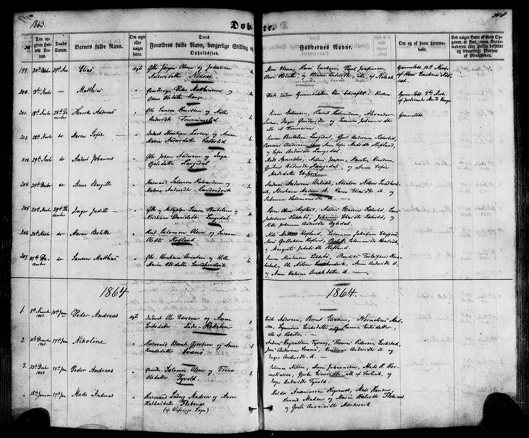 Kinn sokneprestembete, SAB/A-80801/H/Haa/Haaa/L0006: Parish register (official) no. A 6, 1857-1885, p. 118