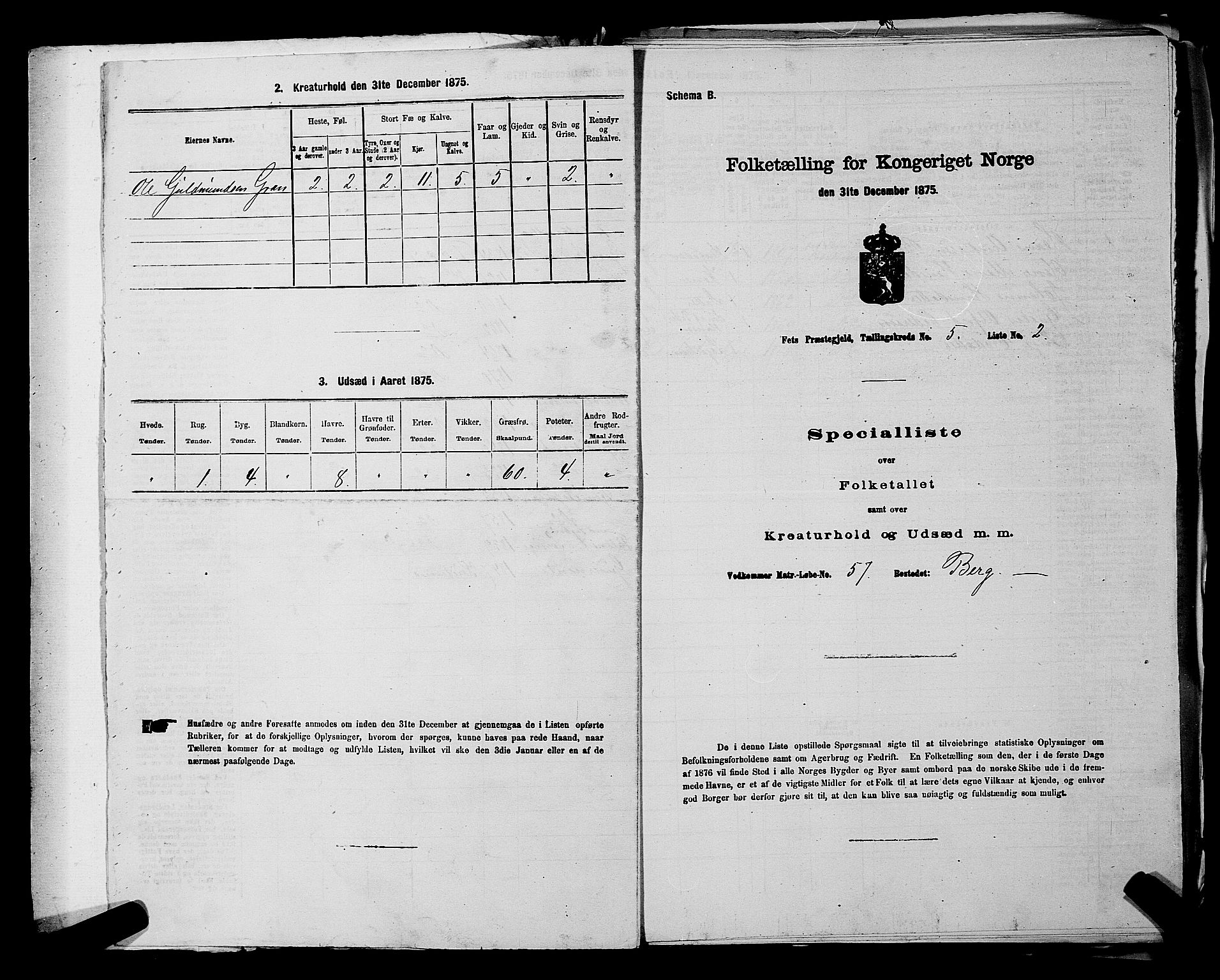 RA, 1875 census for 0227P Fet, 1875, p. 652