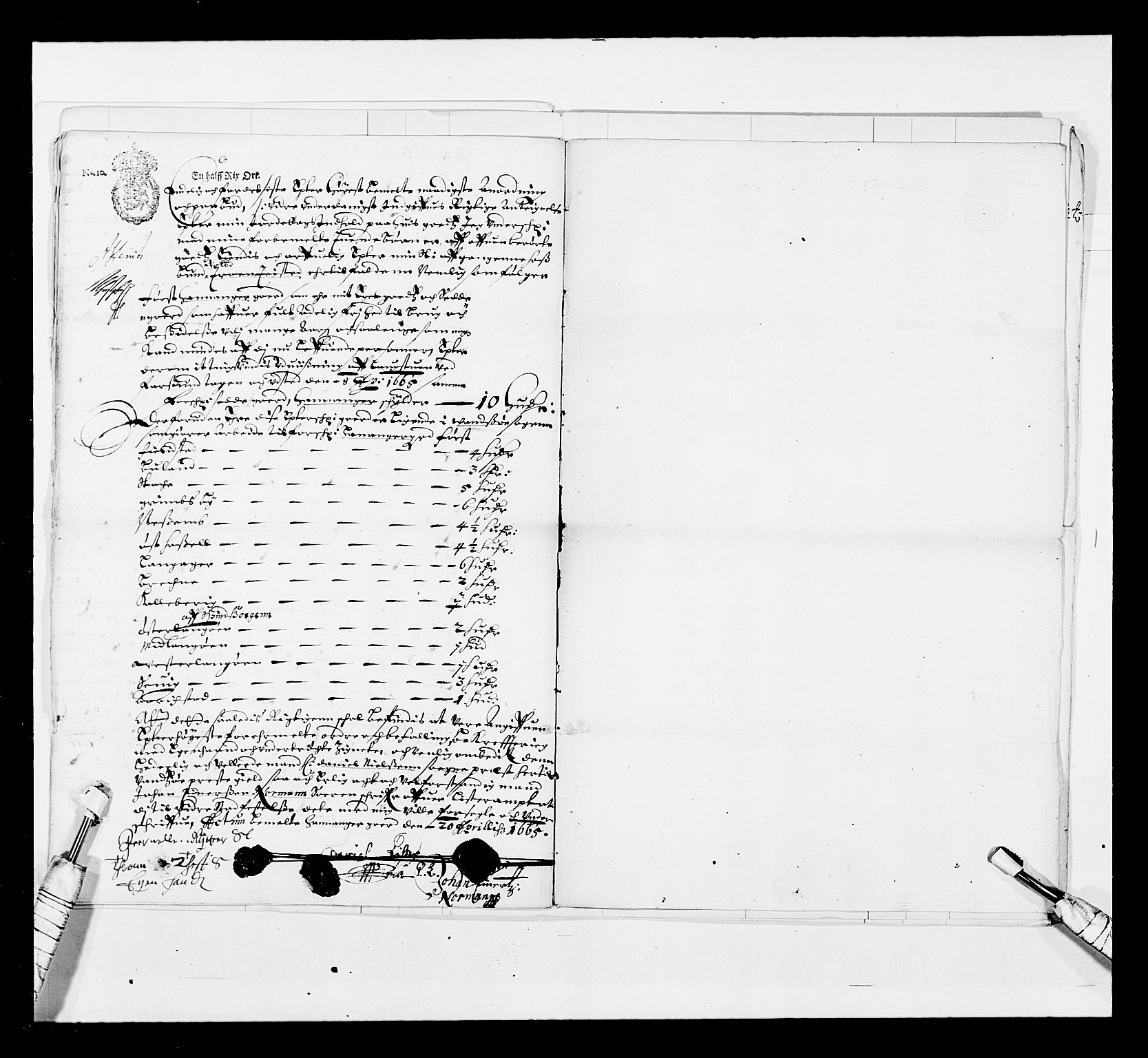 Stattholderembetet 1572-1771, AV/RA-EA-2870/Ek/L0032/0002: Jordebøker 1662-1720: / Adelsjordebøker, 1665, p. 140