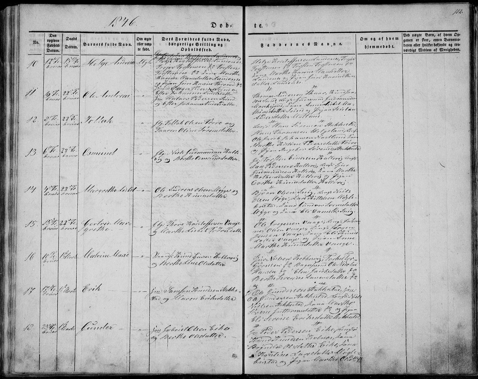 Avaldsnes sokneprestkontor, AV/SAST-A -101851/H/Ha/Haa/L0006: Parish register (official) no. A 6, 1839-1847, p. 112