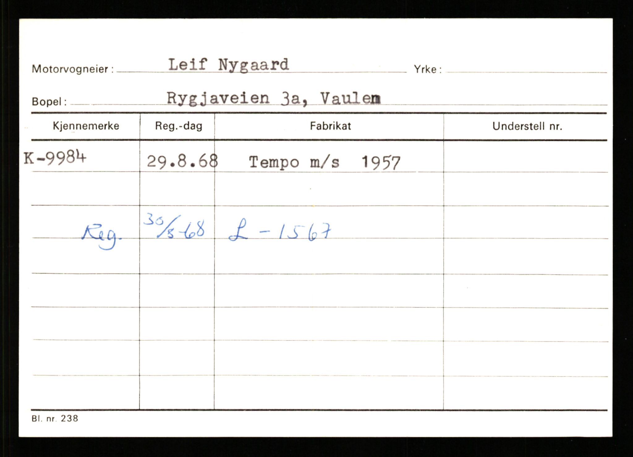 Stavanger trafikkstasjon, AV/SAST-A-101942/0/G/L0002: Registreringsnummer: 5791 - 10405, 1930-1971, p. 2737