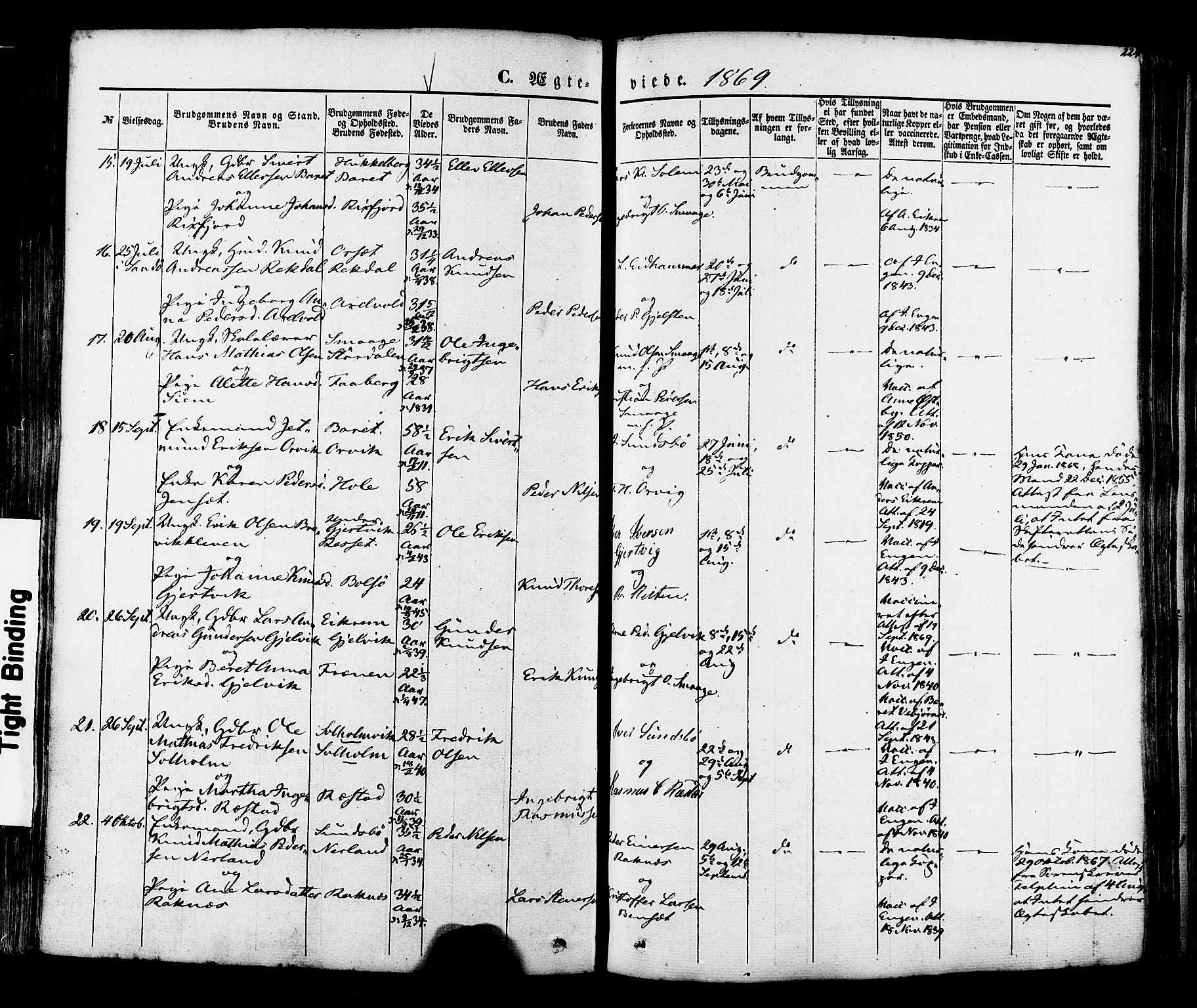 Ministerialprotokoller, klokkerbøker og fødselsregistre - Møre og Romsdal, SAT/A-1454/560/L0719: Parish register (official) no. 560A03, 1845-1872, p. 224