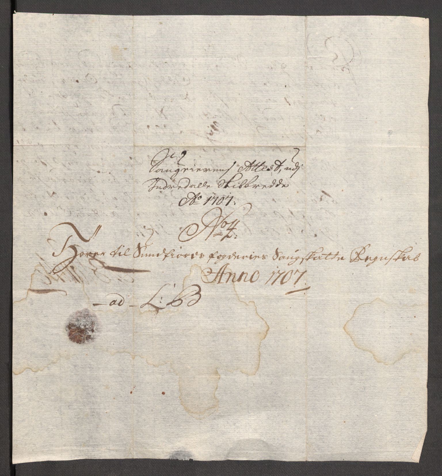 Rentekammeret inntil 1814, Reviderte regnskaper, Fogderegnskap, RA/EA-4092/R53/L3430: Fogderegnskap Sunn- og Nordfjord, 1706-1707, p. 286