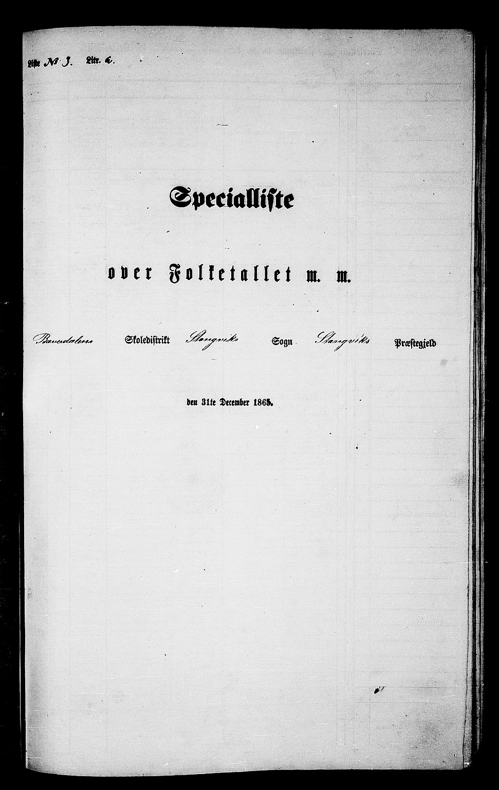 RA, 1865 census for Stangvik, 1865, p. 56