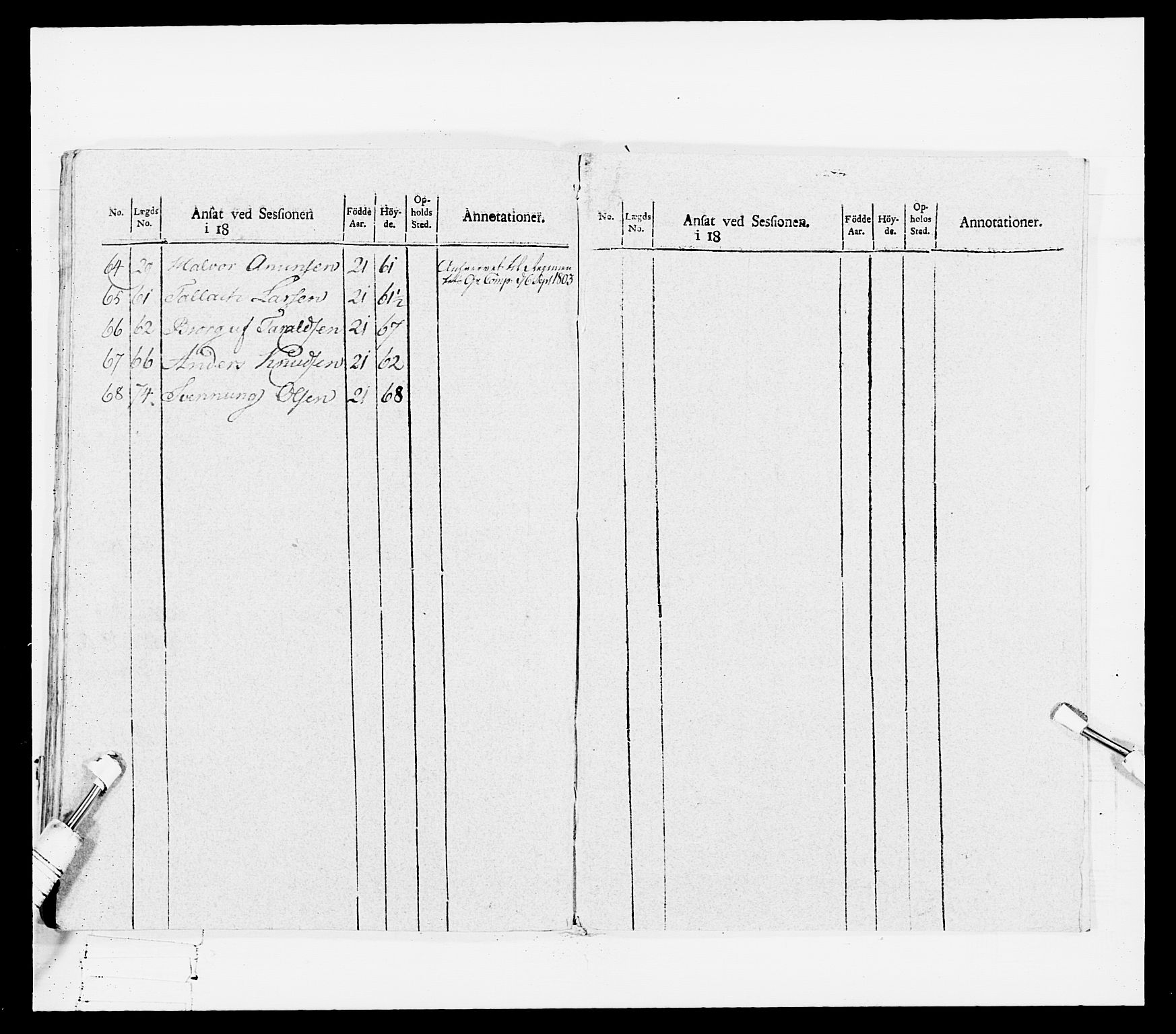 Generalitets- og kommissariatskollegiet, Det kongelige norske kommissariatskollegium, RA/EA-5420/E/Eh/L0114: Telemarkske nasjonale infanteriregiment, 1789-1802, p. 408