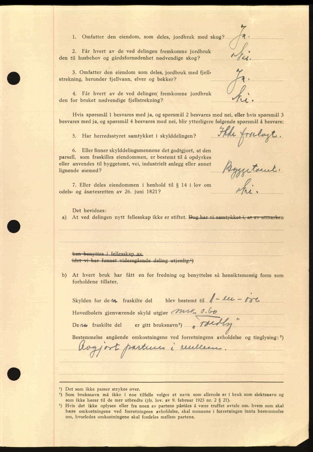 Nordmøre sorenskriveri, AV/SAT-A-4132/1/2/2Ca: Mortgage book no. A91, 1941-1942, Diary no: : 2477/1941