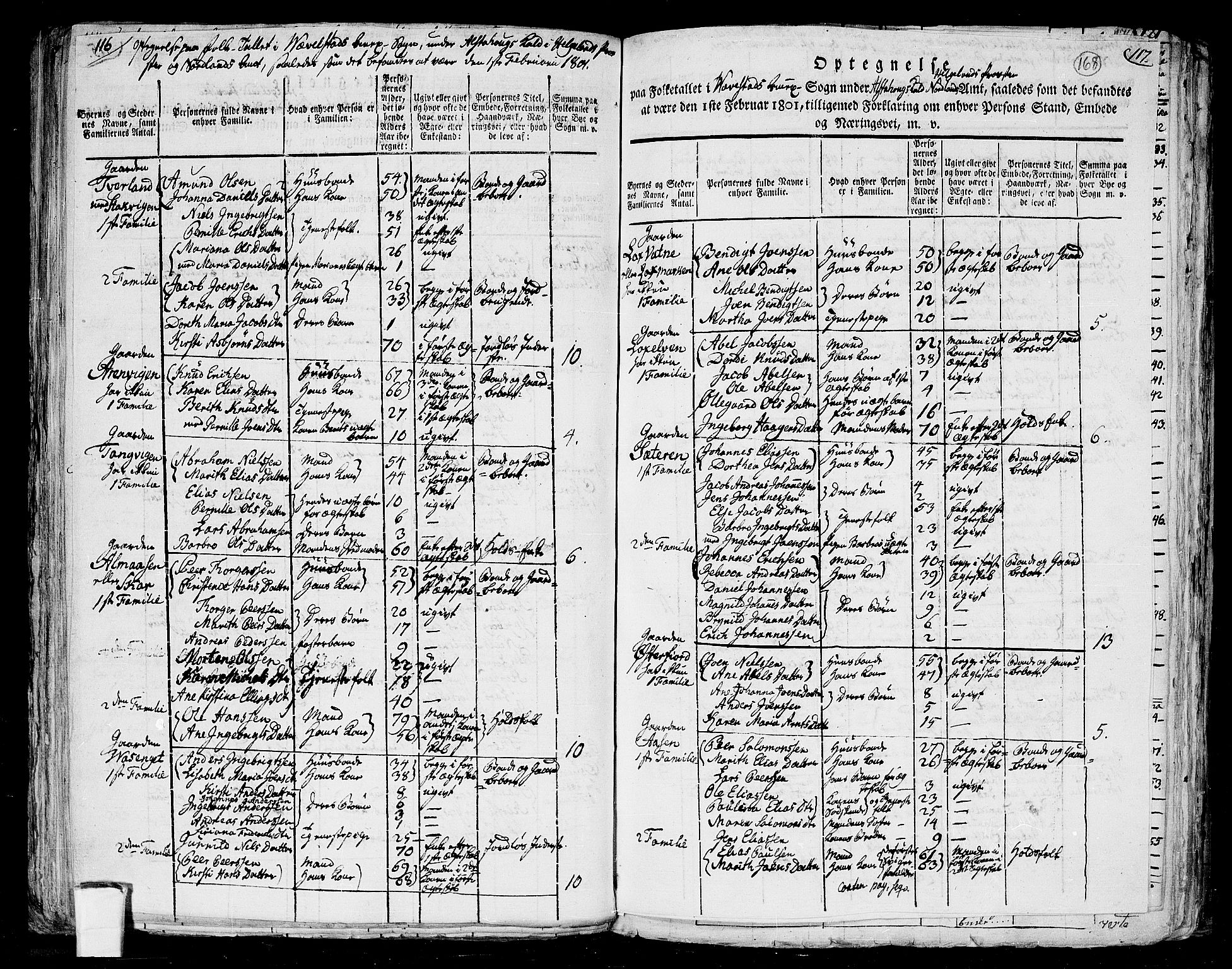 RA, 1801 census for 1820P Alstahaug, 1801, p. 167b-168a