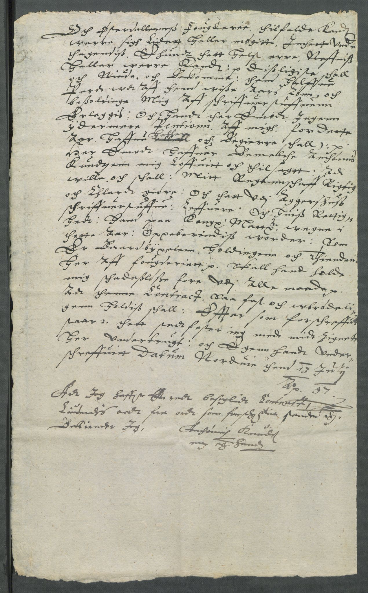 Riksarkivets diplomsamling, AV/RA-EA-5965/F02/L0104: Dokumenter, 1597, p. 18