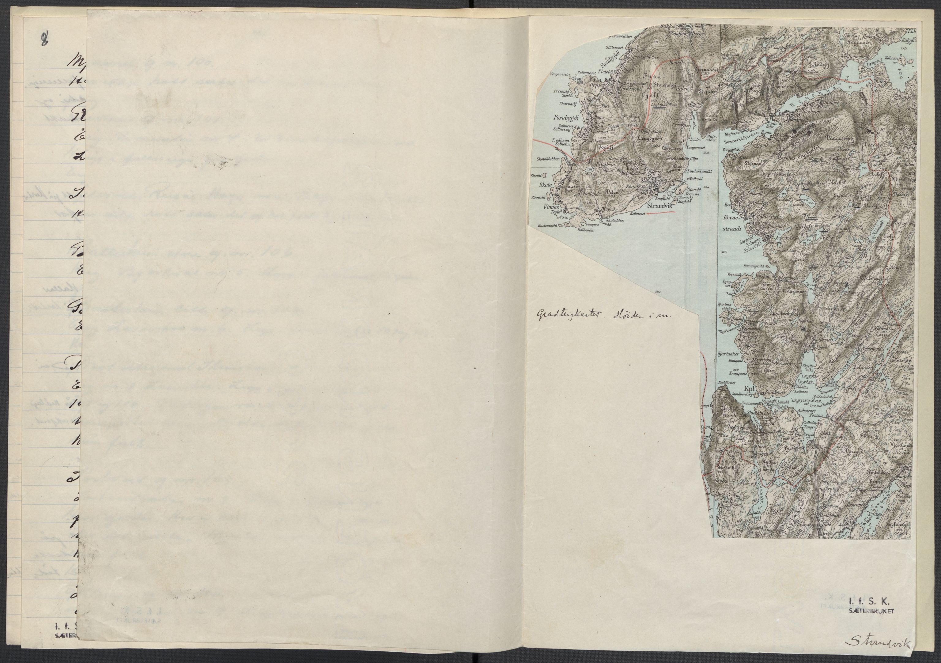 Instituttet for sammenlignende kulturforskning, AV/RA-PA-0424/F/Fc/L0010/0001: Eske B10: / Hordaland (perm XXV), 1932-1939