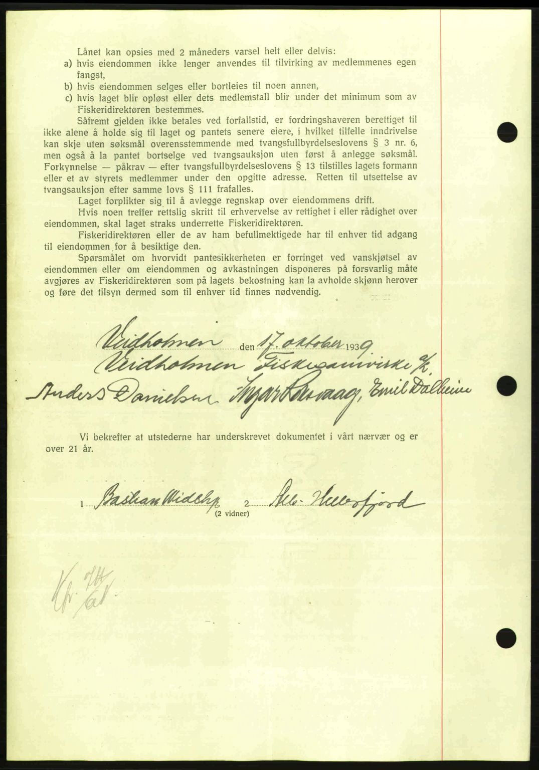 Nordmøre sorenskriveri, AV/SAT-A-4132/1/2/2Ca: Mortgage book no. B86, 1939-1940, Diary no: : 3583/1939