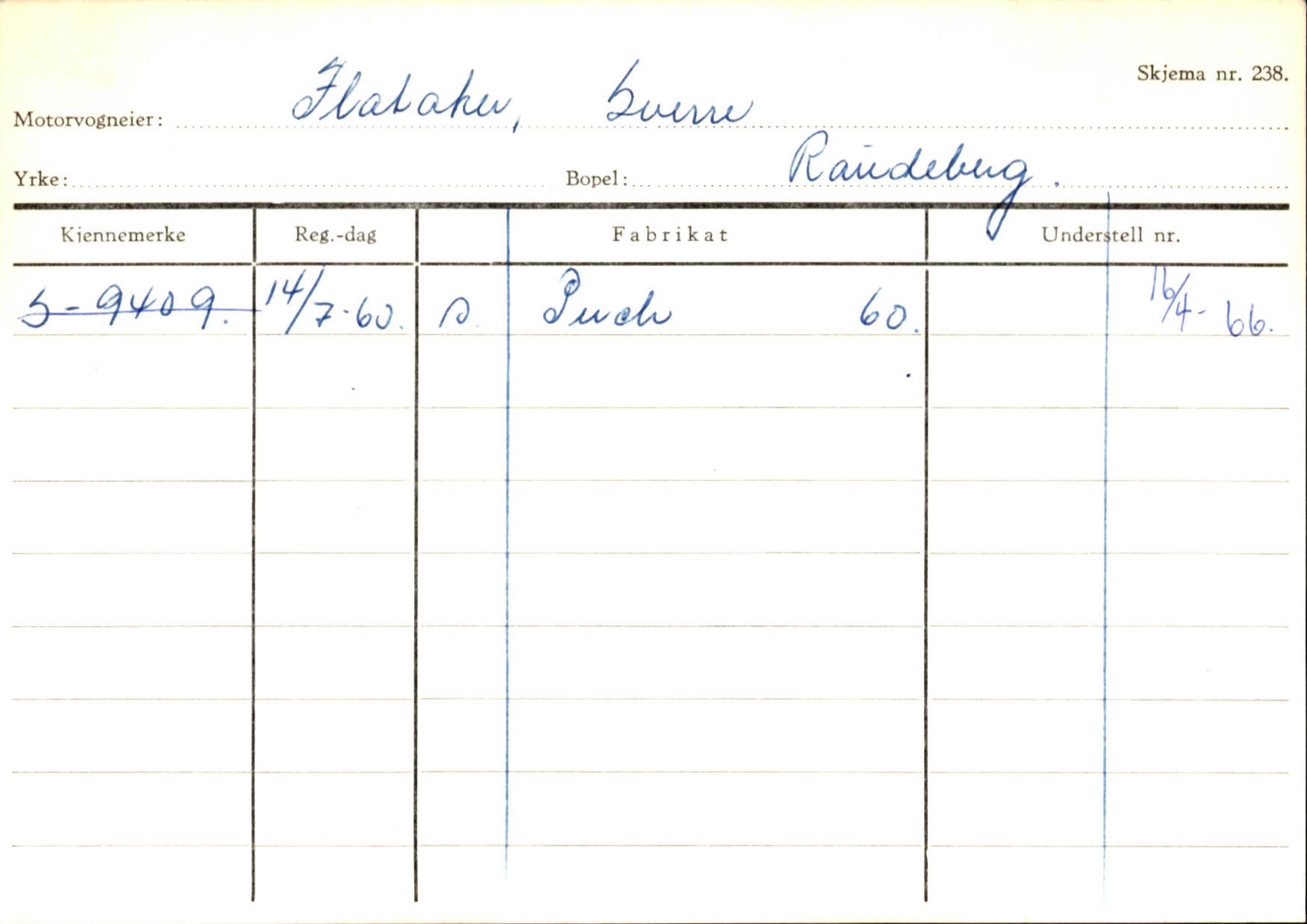 Statens vegvesen, Sogn og Fjordane vegkontor, AV/SAB-A-5301/4/F/L0144: Registerkort Vågsøy A-R, 1945-1975, p. 568