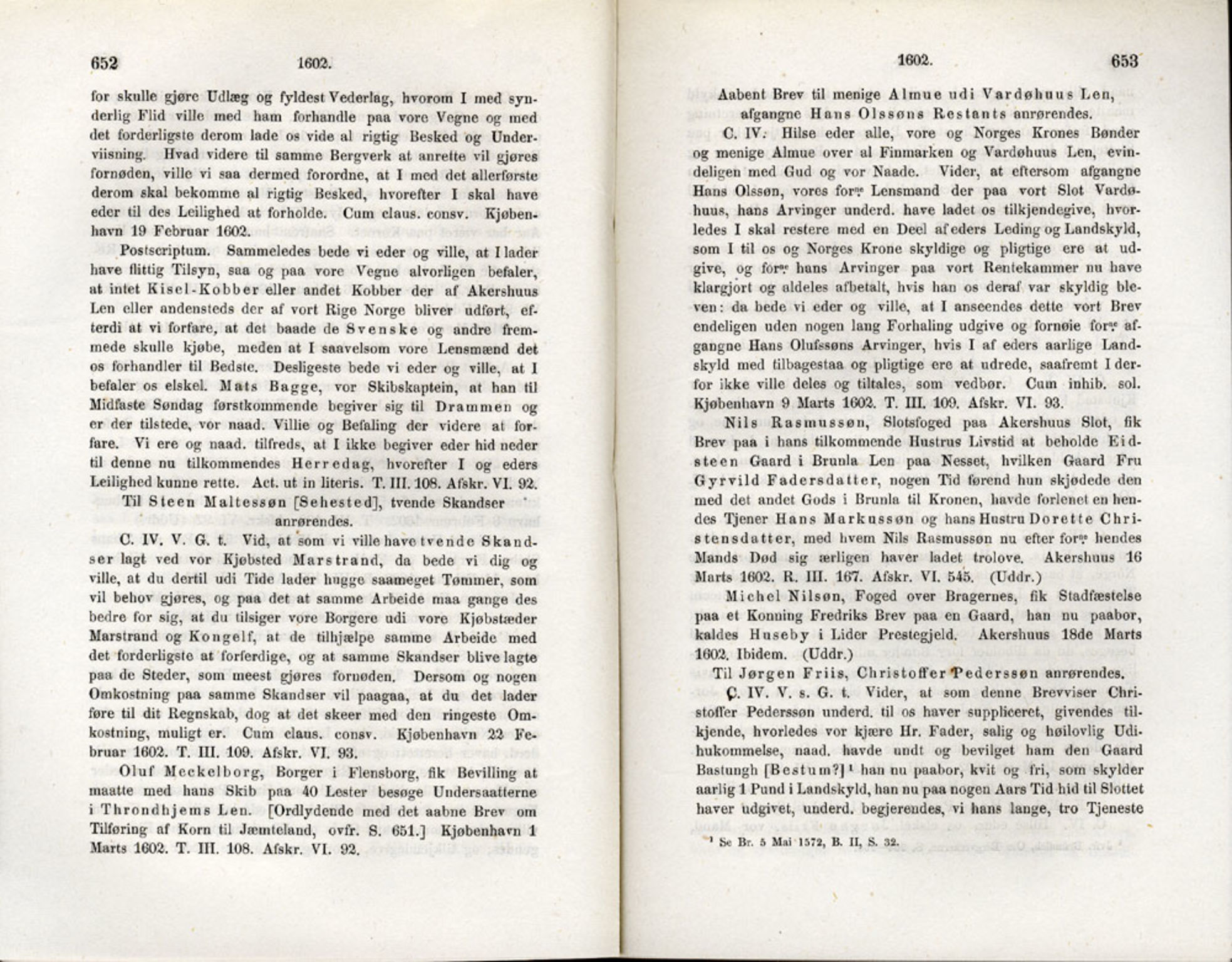 Publikasjoner utgitt av Det Norske Historiske Kildeskriftfond, PUBL/-/-/-: Norske Rigs-Registranter, bind 3, 1588-1602, p. 652-653