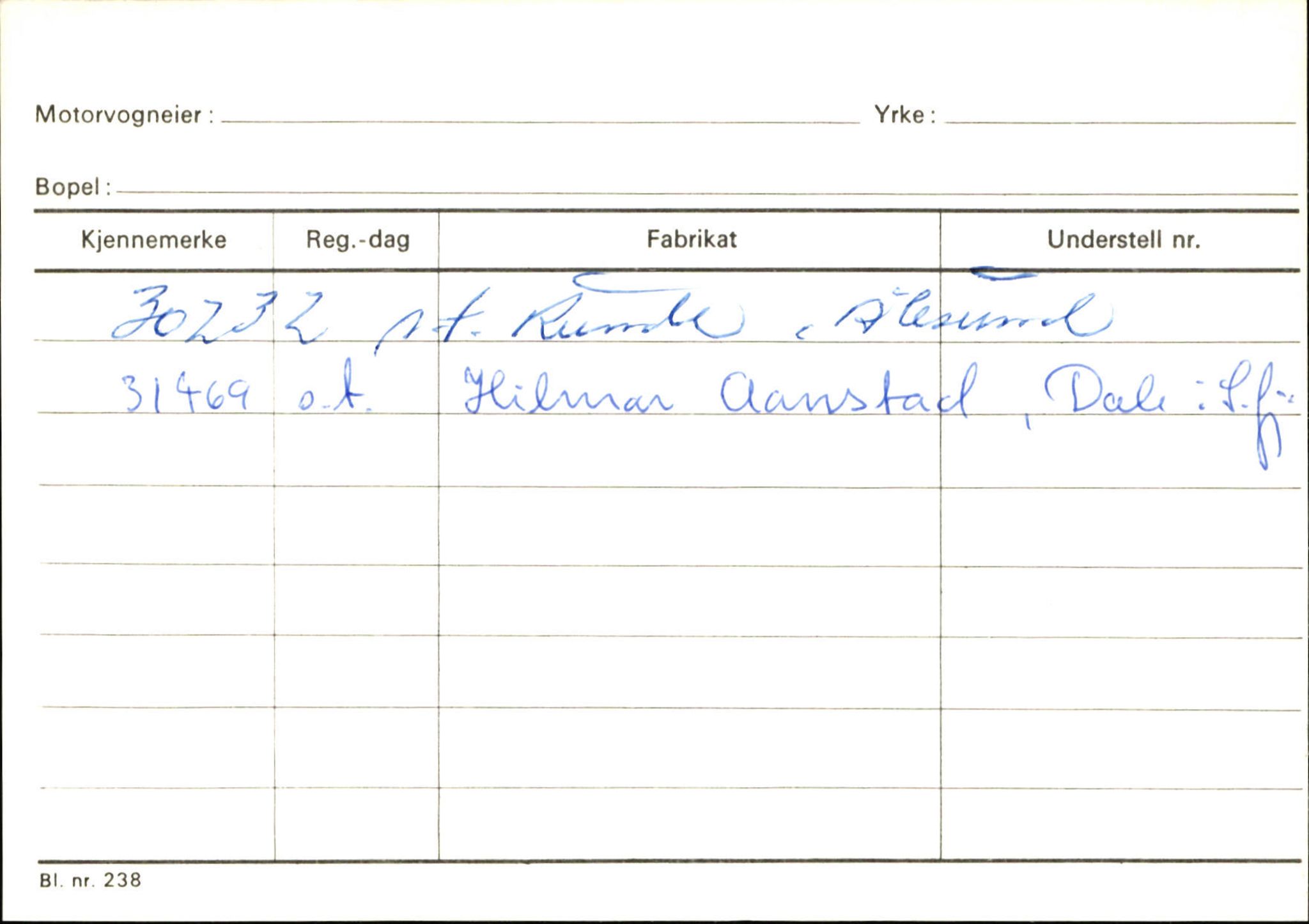 Statens vegvesen, Sogn og Fjordane vegkontor, AV/SAB-A-5301/4/F/L0126: Eigarregister Fjaler M-Å. Leikanger A-Å, 1945-1975, p. 254