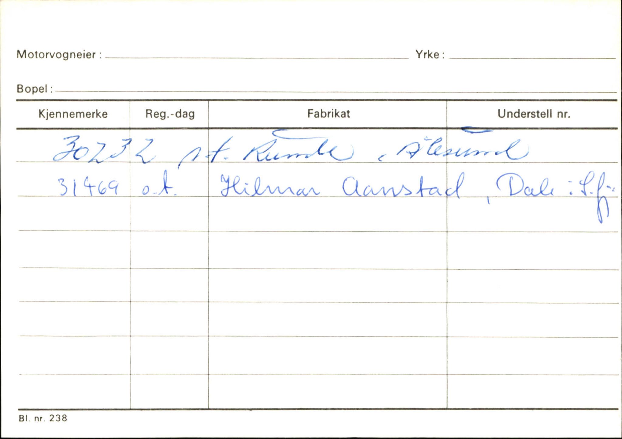 Statens vegvesen, Sogn og Fjordane vegkontor, SAB/A-5301/4/F/L0126: Eigarregister Fjaler M-Å. Leikanger A-Å, 1945-1975, p. 254