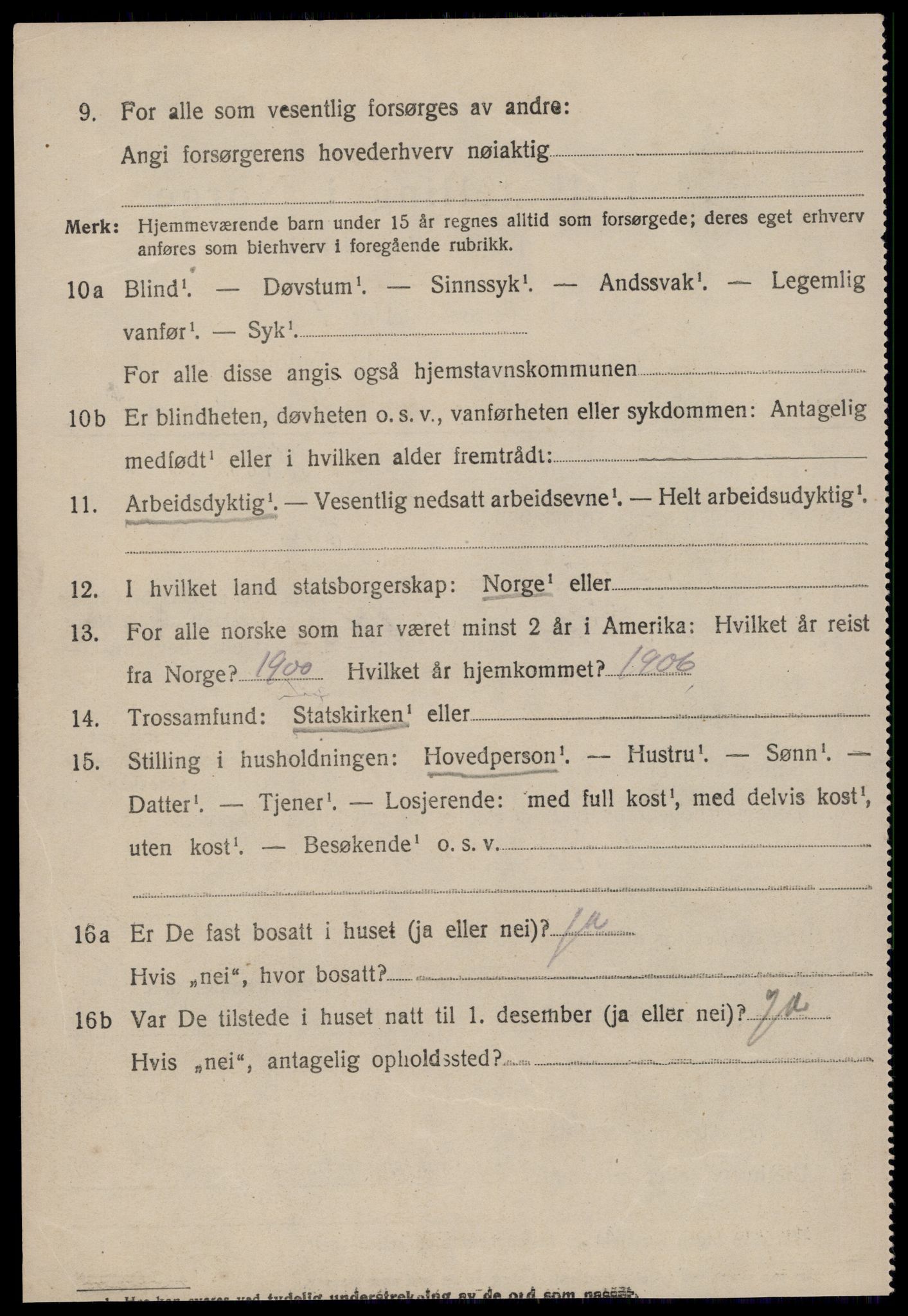 SAT, 1920 census for Fræna, 1920, p. 2306