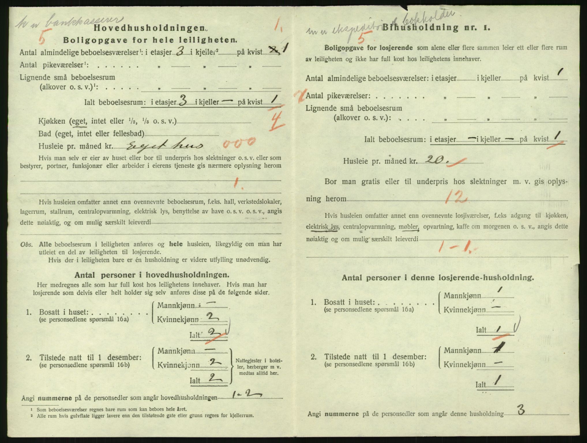 SAK, 1920 census for Grimstad, 1920, p. 1506