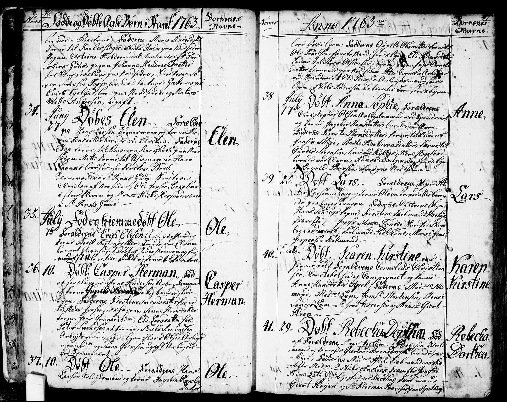 Halden prestekontor Kirkebøker, AV/SAO-A-10909/F/Fa/L0001: Parish register (official) no. I 1, 1758-1791, p. 46-47