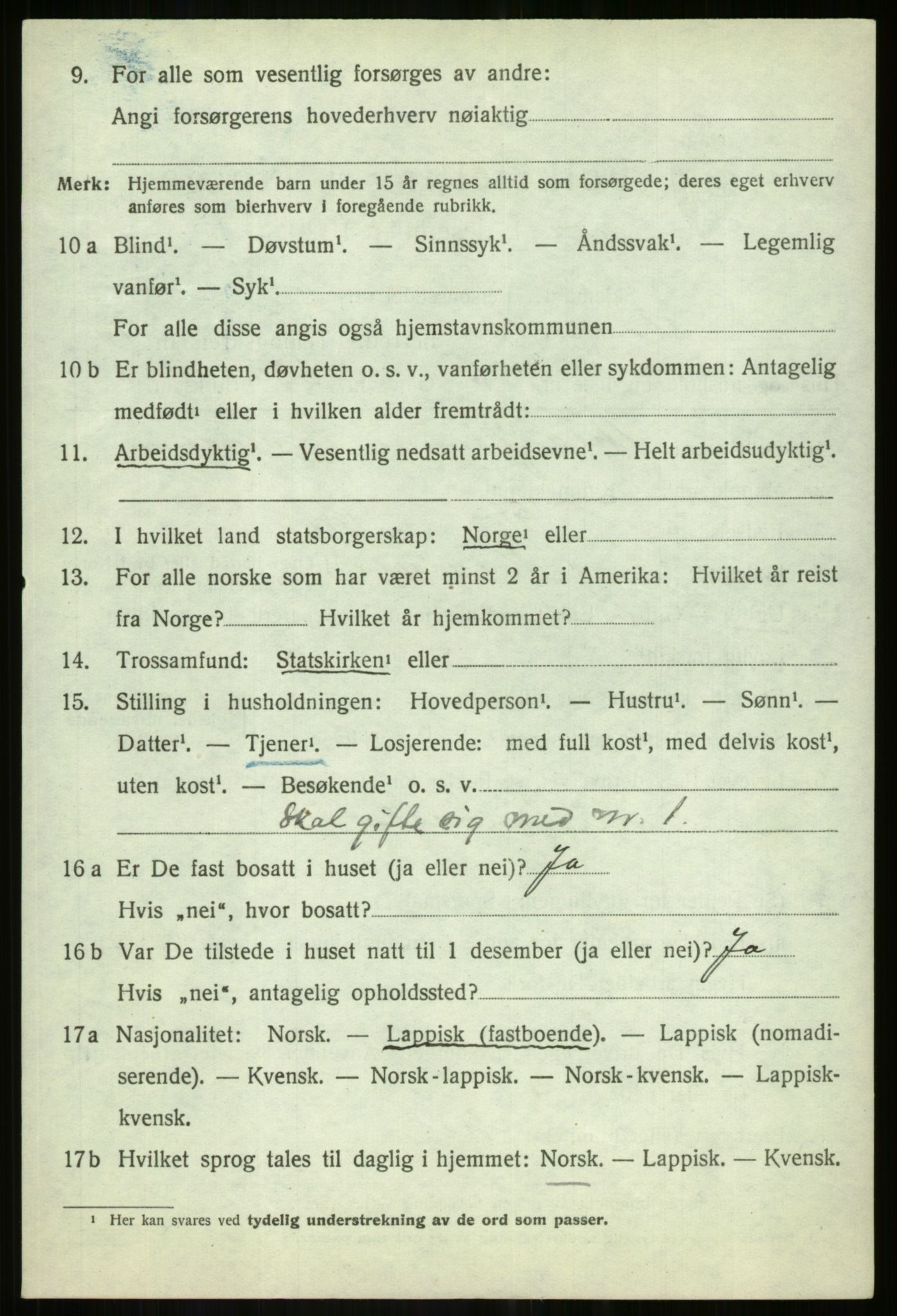 SATØ, 1920 census for Målselv, 1920, p. 7580