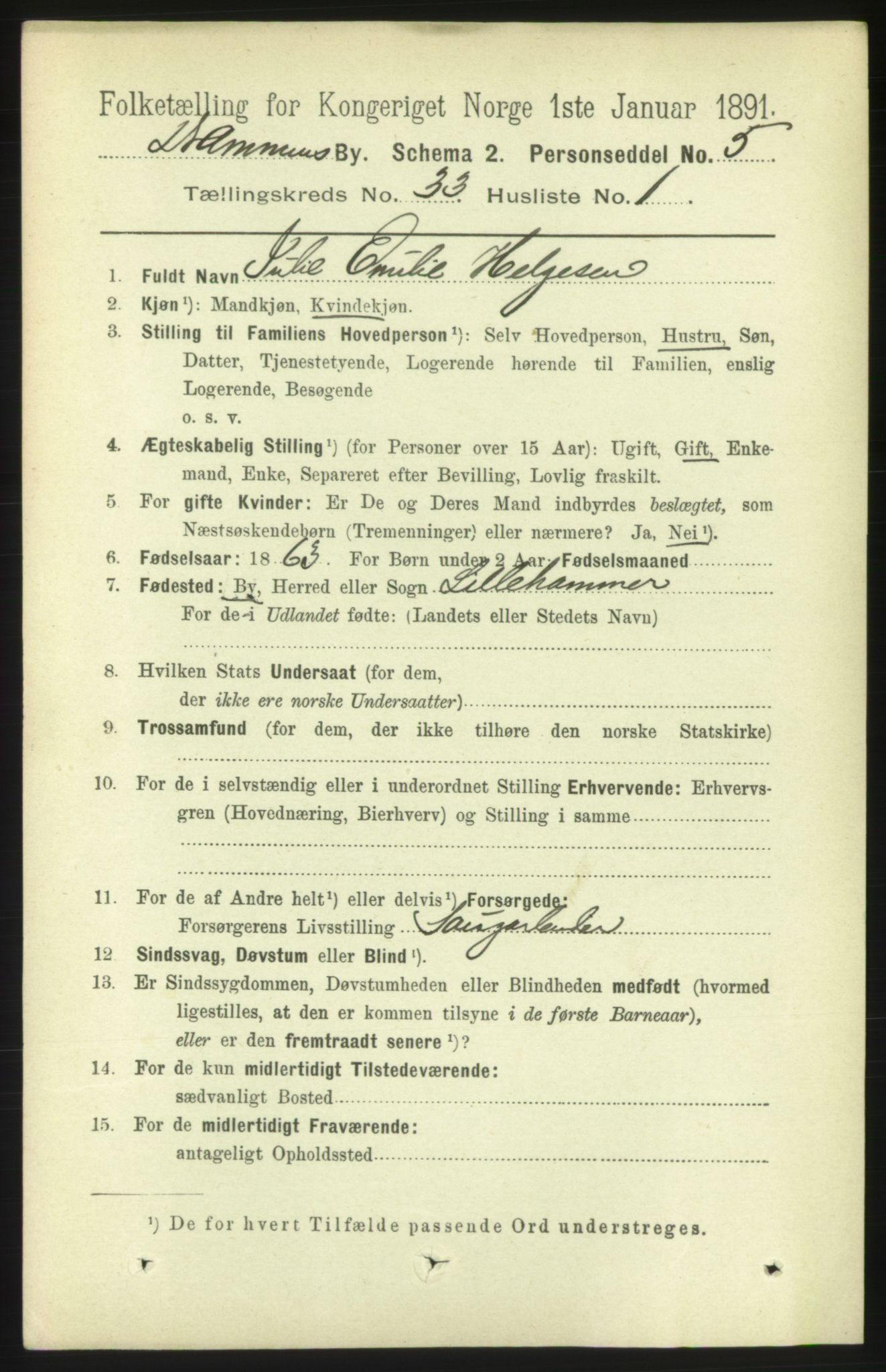 RA, 1891 census for 0602 Drammen, 1891, p. 20086