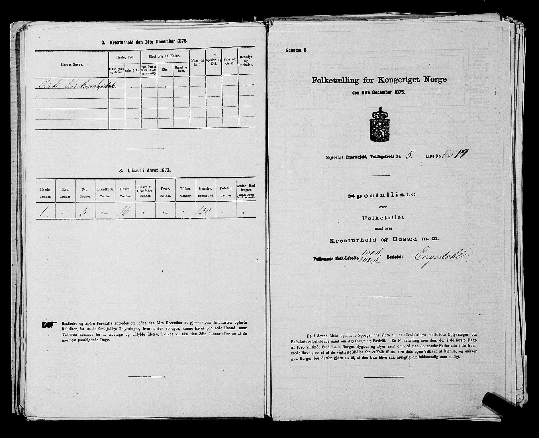 RA, 1875 census for 0115P Skjeberg, 1875, p. 886