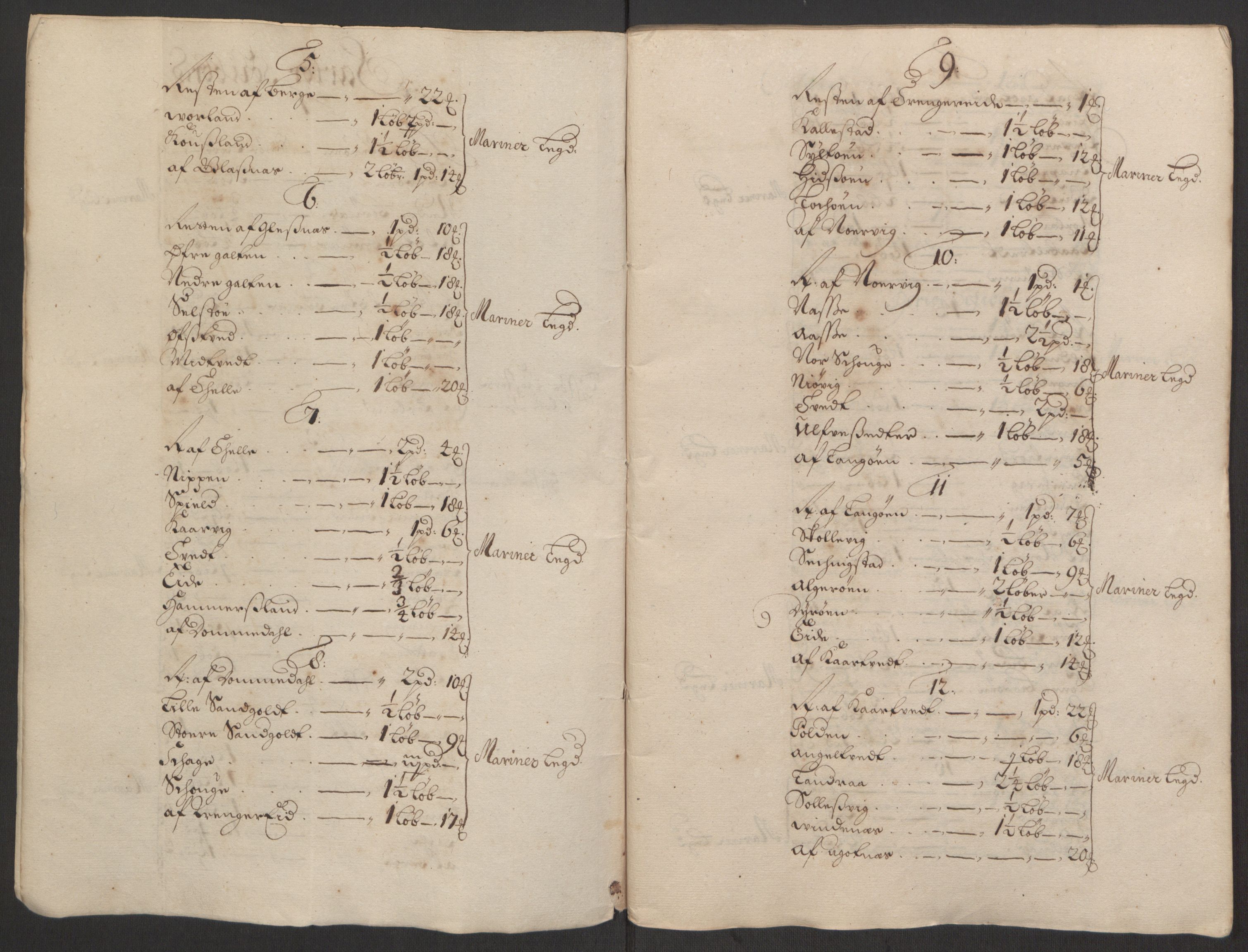 Rentekammeret inntil 1814, Reviderte regnskaper, Fogderegnskap, RA/EA-4092/R51/L3181: Fogderegnskap Nordhordland og Voss, 1691-1692, p. 13