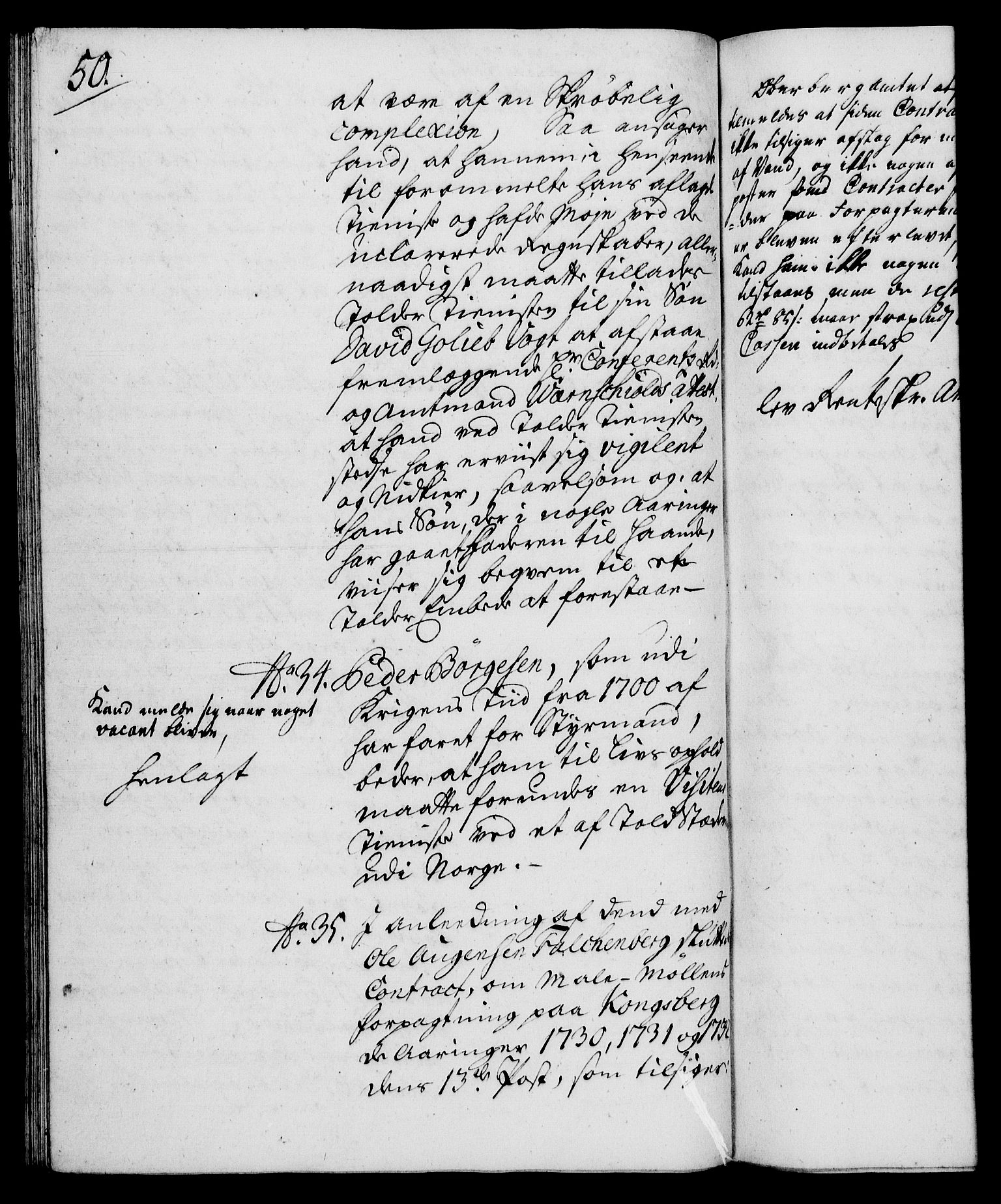 Rentekammeret, Kammerkanselliet, RA/EA-3111/G/Gh/Gha/L0020: Norsk ekstraktmemorialprotokoll (merket RK 53.65), 1738-1739, p. 50