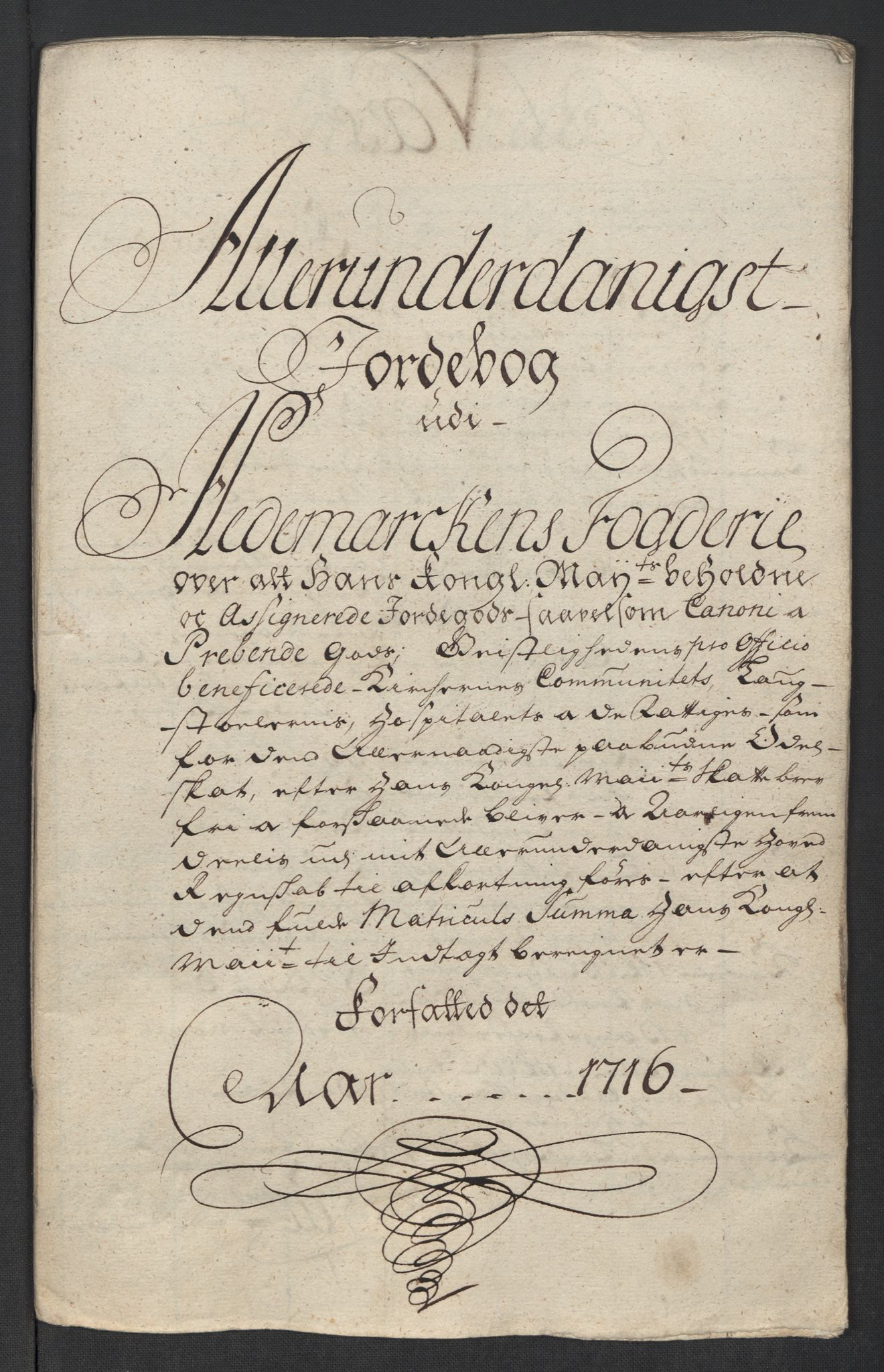 Rentekammeret inntil 1814, Reviderte regnskaper, Fogderegnskap, RA/EA-4092/R16/L1055: Fogderegnskap Hedmark, 1716, p. 312