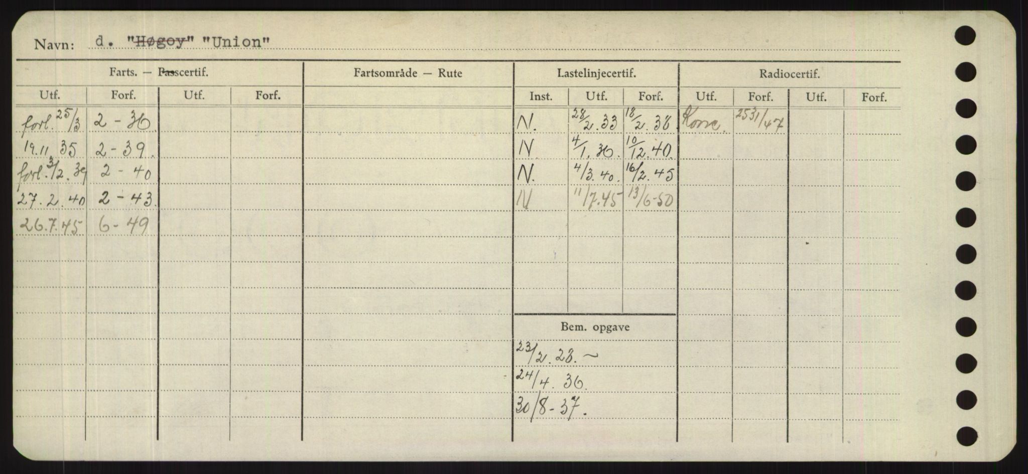 Sjøfartsdirektoratet med forløpere, Skipsmålingen, AV/RA-S-1627/H/Hd/L0040: Fartøy, U-Ve, p. 92