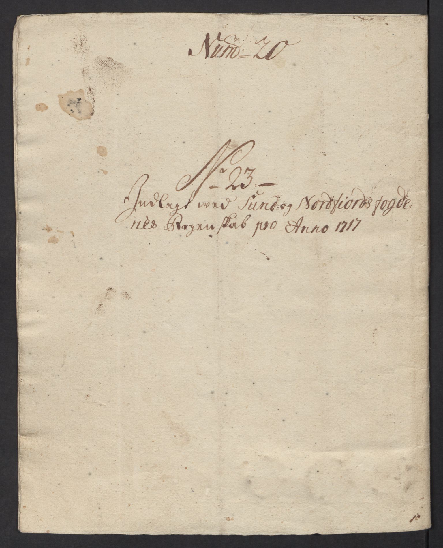 Rentekammeret inntil 1814, Reviderte regnskaper, Fogderegnskap, RA/EA-4092/R53/L3441: Fogderegnskap Sunn- og Nordfjord, 1717-1718, p. 190