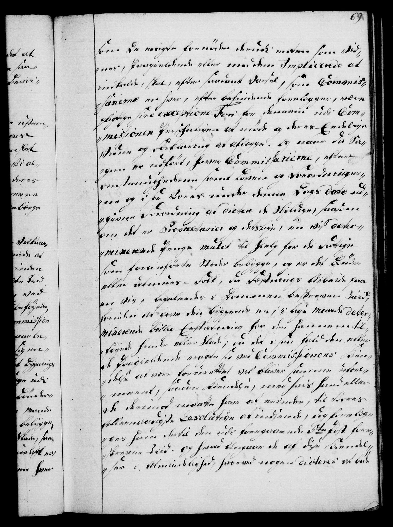 Rentekammeret, Kammerkanselliet, RA/EA-3111/G/Gg/Ggi/L0003: Norsk instruksjonsprotokoll med register (merket RK 53.36), 1751-1775, p. 69