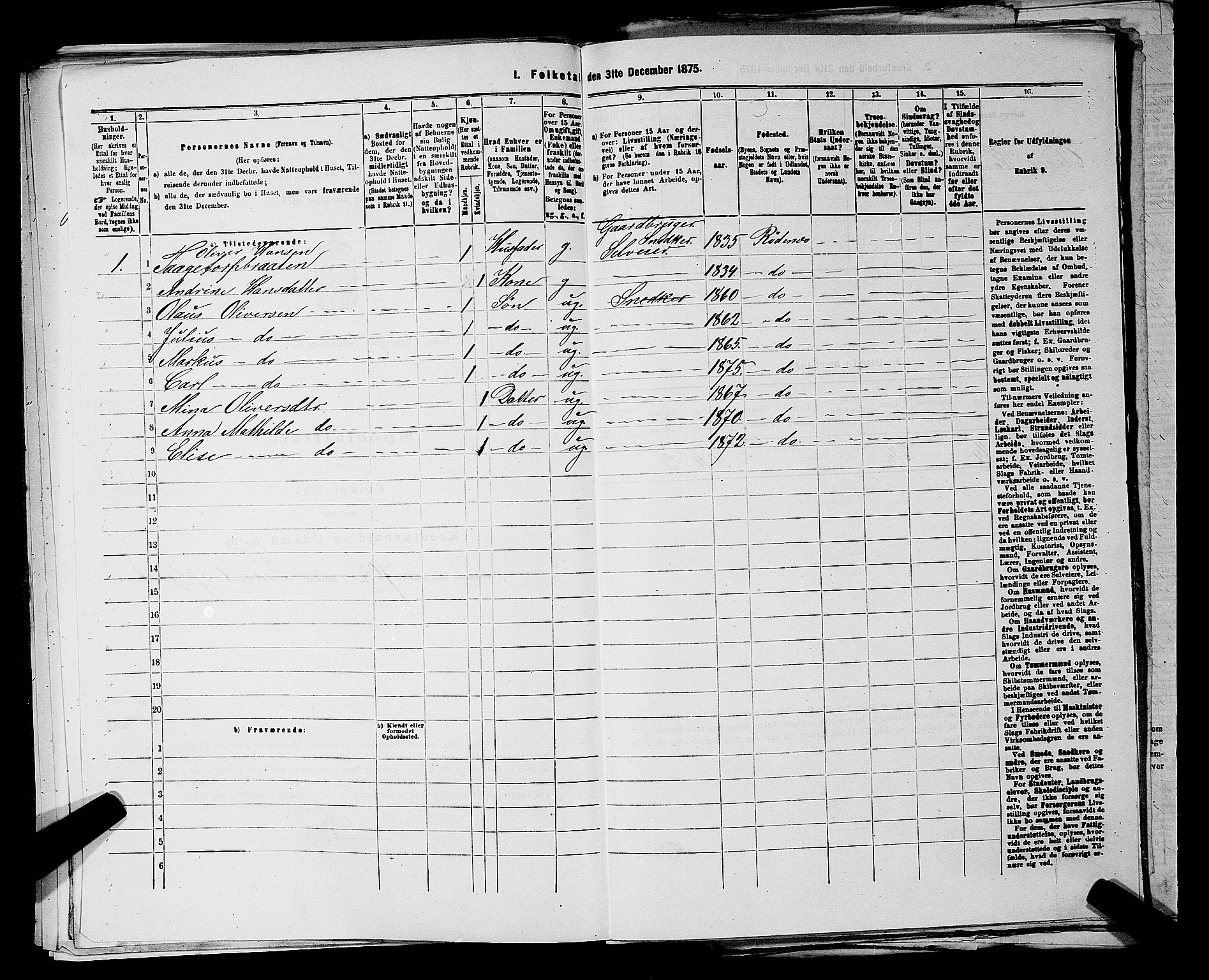 RA, 1875 census for 0120P Rødenes, 1875, p. 477