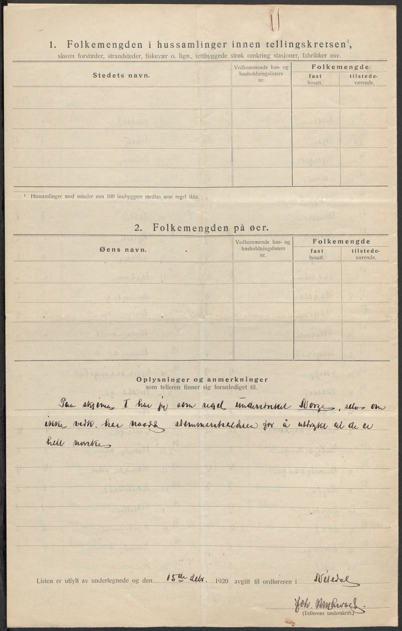 SAO, 1920 census for Nittedal, 1920, p. 25