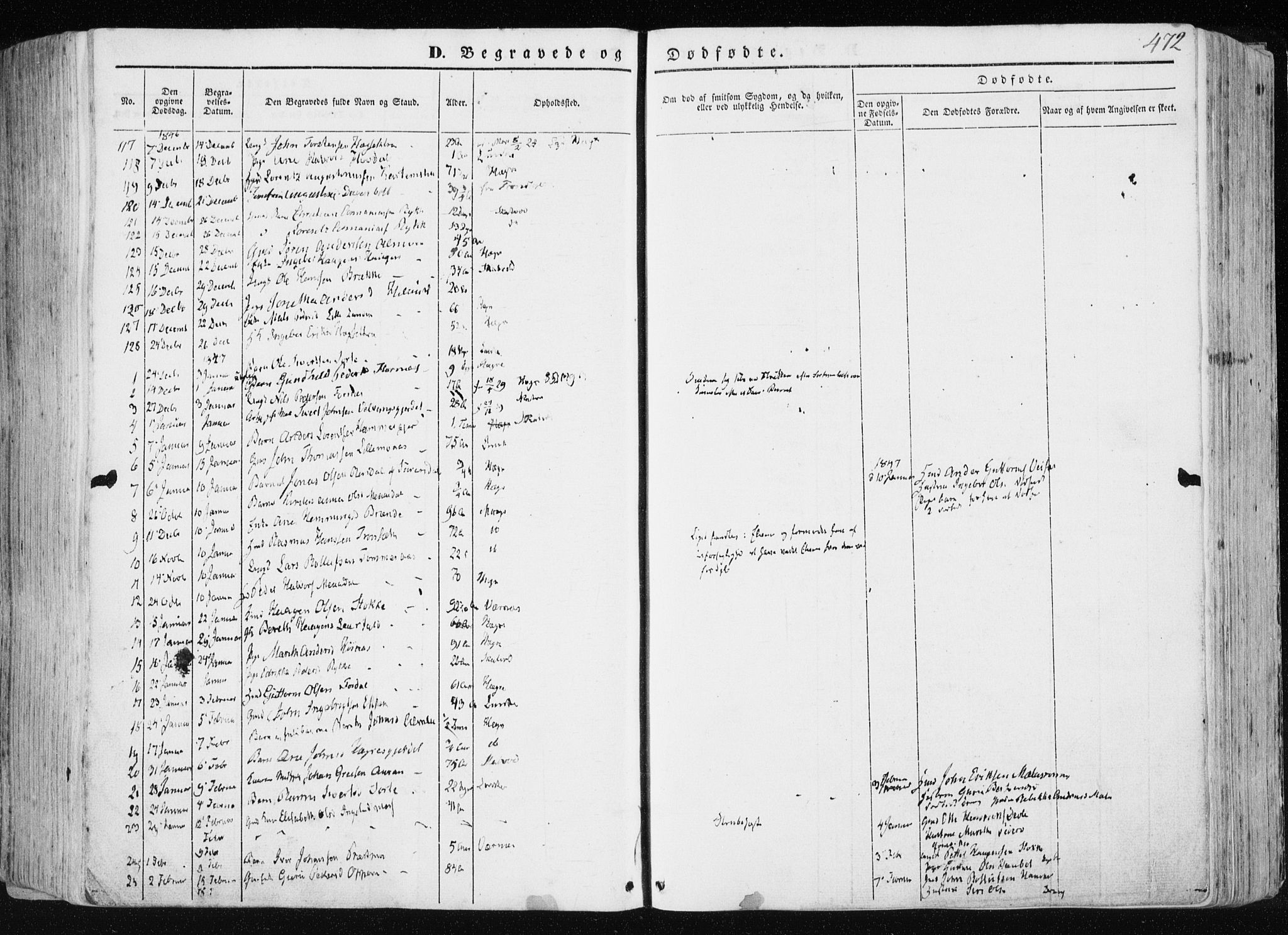 Ministerialprotokoller, klokkerbøker og fødselsregistre - Nord-Trøndelag, AV/SAT-A-1458/709/L0074: Parish register (official) no. 709A14, 1845-1858, p. 472