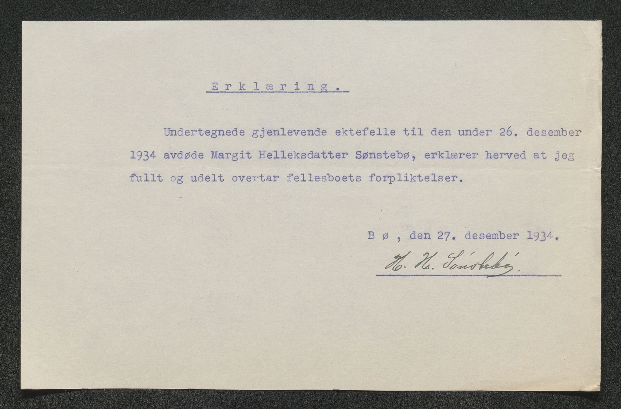 Nedre Telemark sorenskriveri, SAKO/A-135/H/Ha/Hab/L0008: Dødsfallsfortegnelser
, 1931-1935, p. 1347