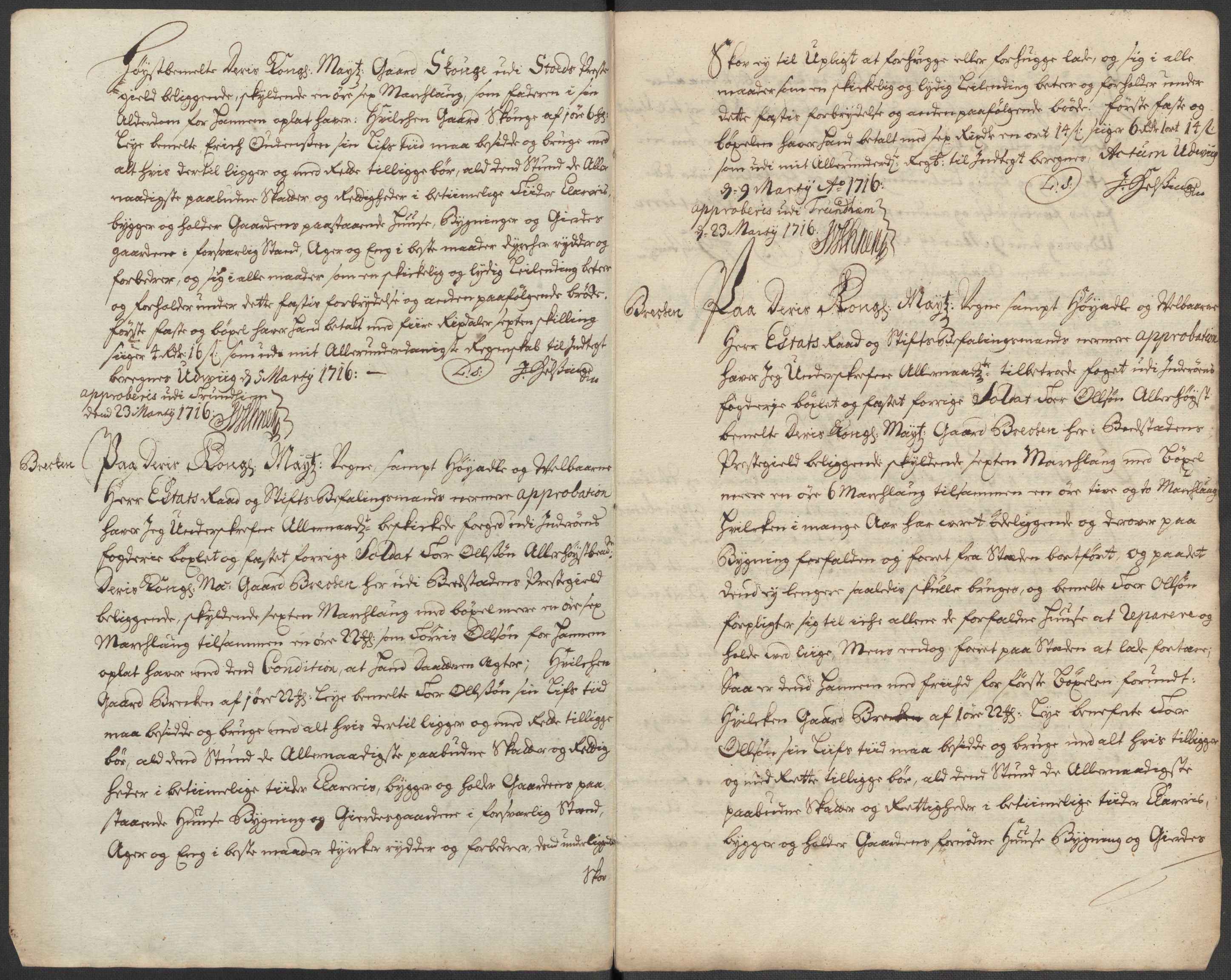 Rentekammeret inntil 1814, Reviderte regnskaper, Fogderegnskap, AV/RA-EA-4092/R63/L4324: Fogderegnskap Inderøy, 1716, p. 204