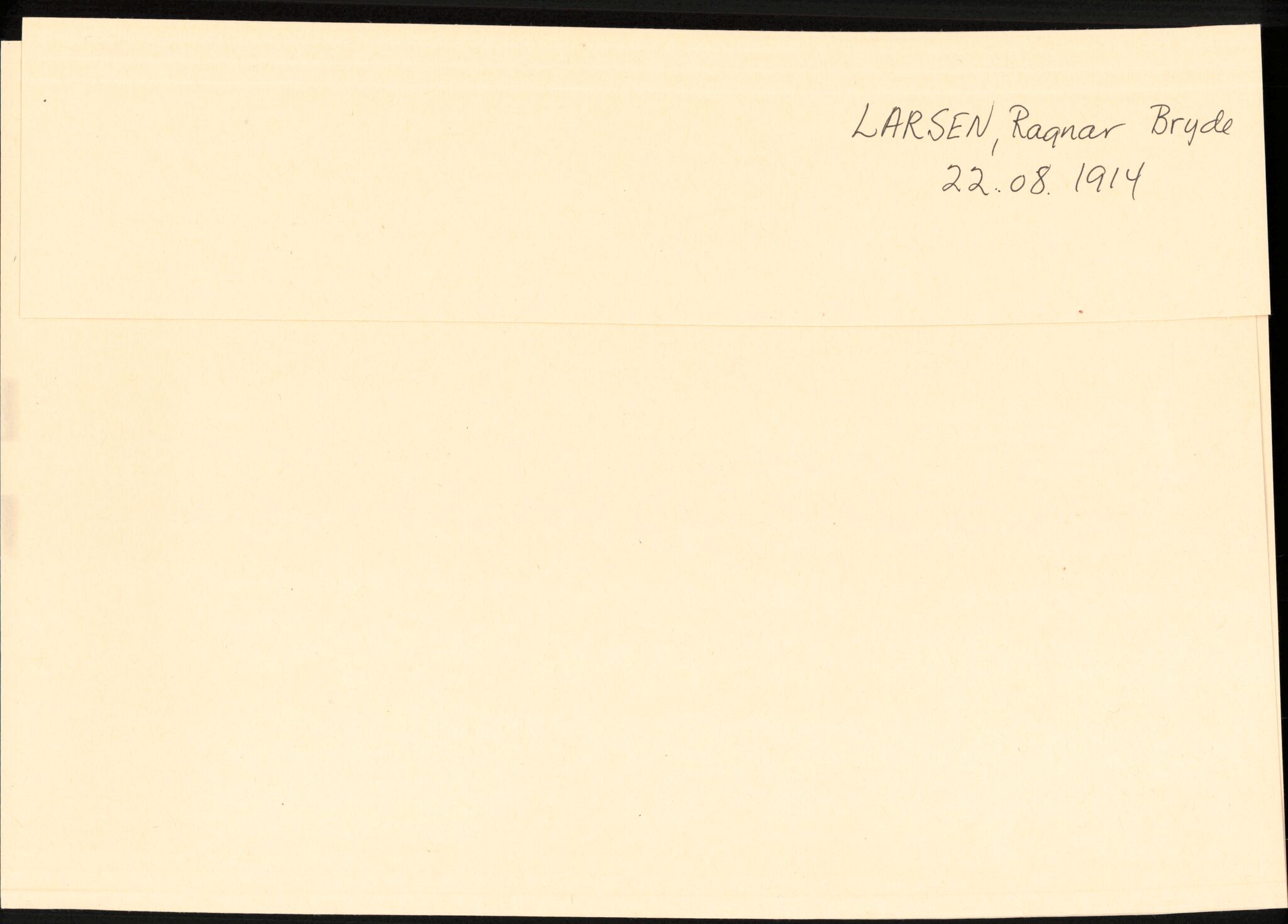 Forsvaret, Forsvarets overkommando/Luftforsvarsstaben, AV/RA-RAFA-4079/P/Pa/L0037: Personellpapirer, 1914, p. 35
