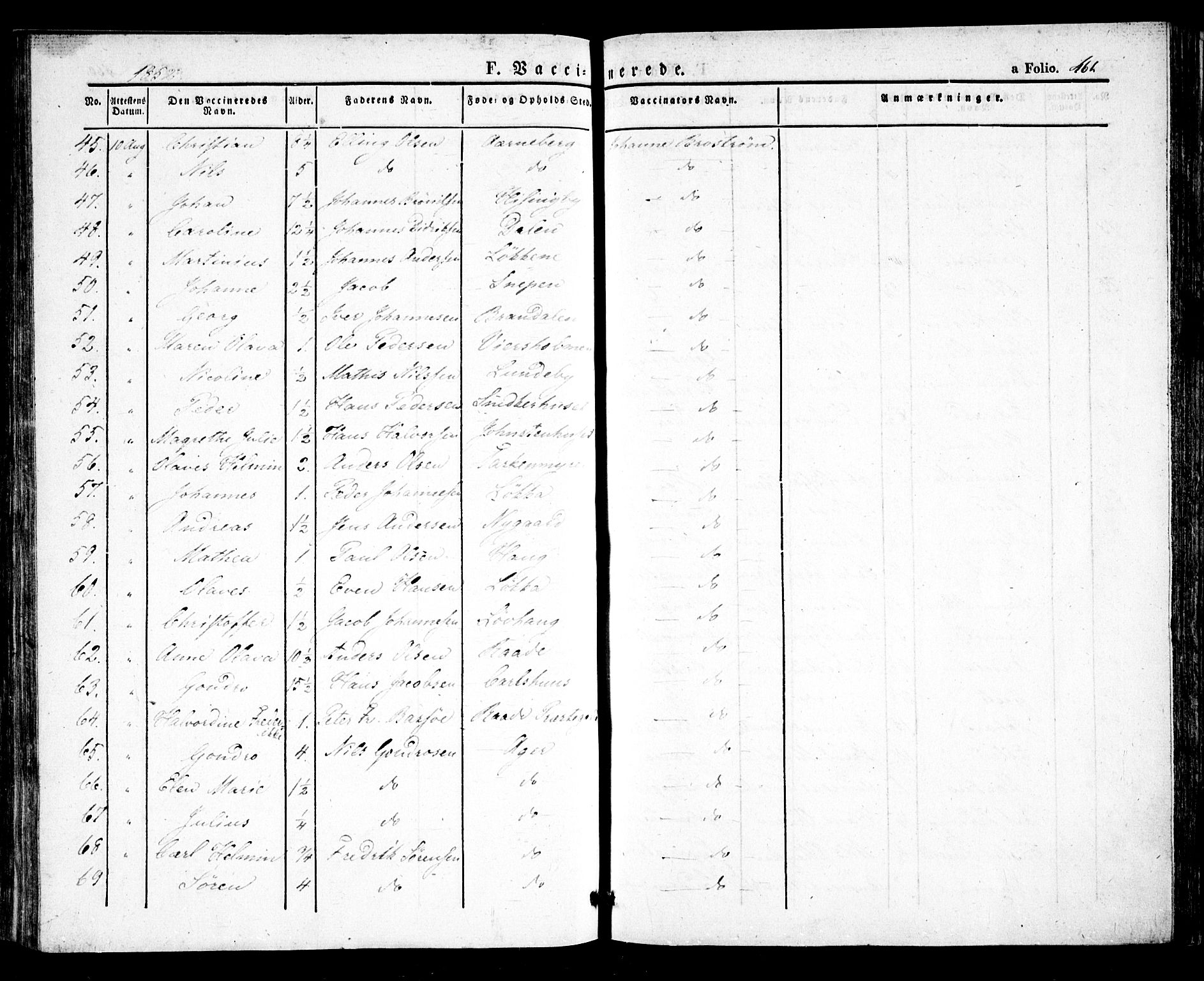 Råde prestekontor kirkebøker, AV/SAO-A-2009/F/Fa/L0005: Parish register (official) no. 5, 1830-1853, p. 461