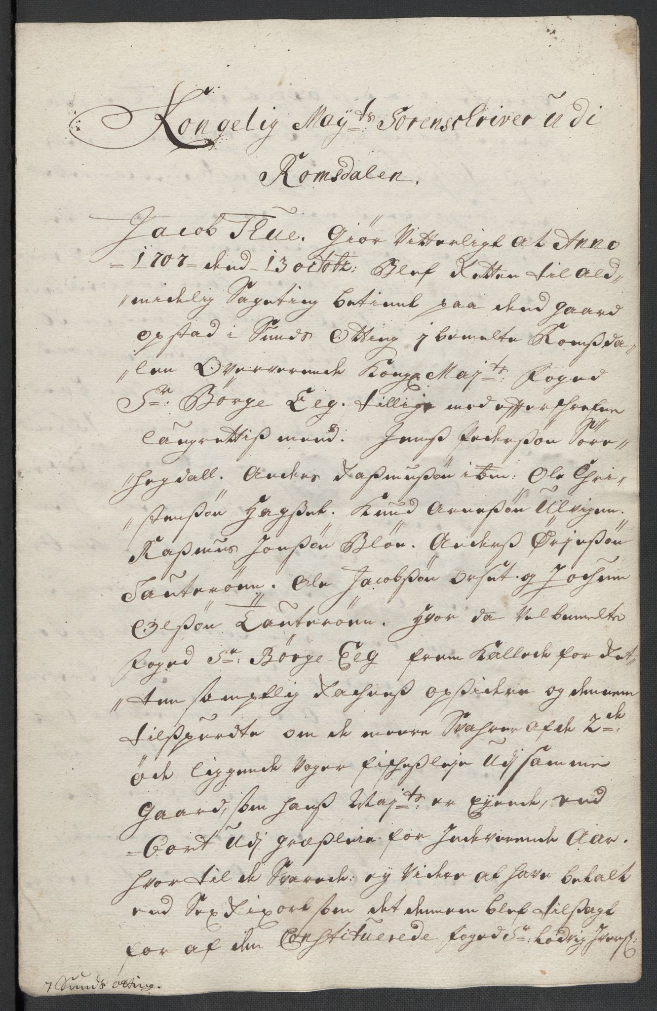 Rentekammeret inntil 1814, Reviderte regnskaper, Fogderegnskap, AV/RA-EA-4092/R55/L3658: Fogderegnskap Romsdal, 1707-1708, p. 168