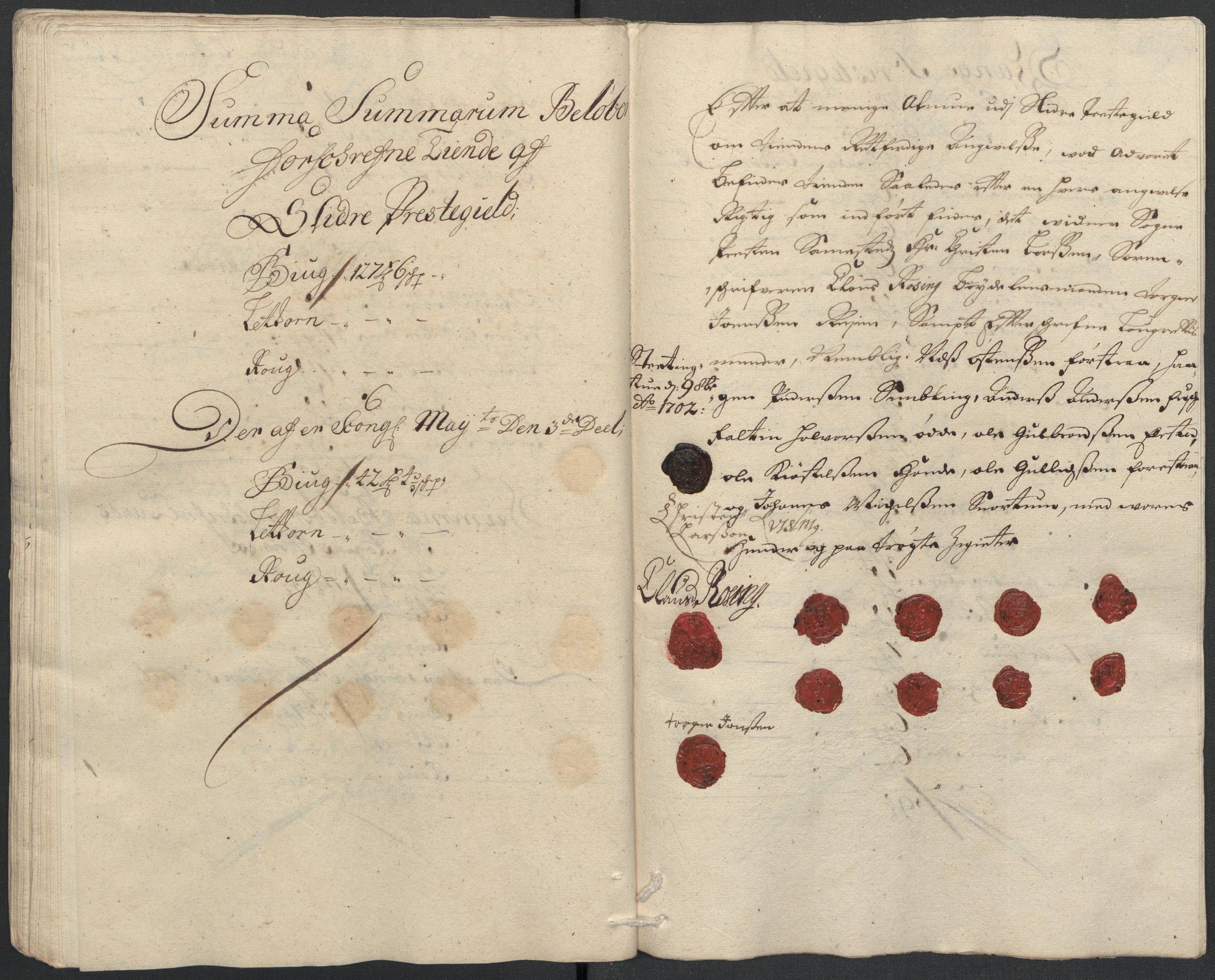 Rentekammeret inntil 1814, Reviderte regnskaper, Fogderegnskap, AV/RA-EA-4092/R18/L1300: Fogderegnskap Hadeland, Toten og Valdres, 1702, p. 257