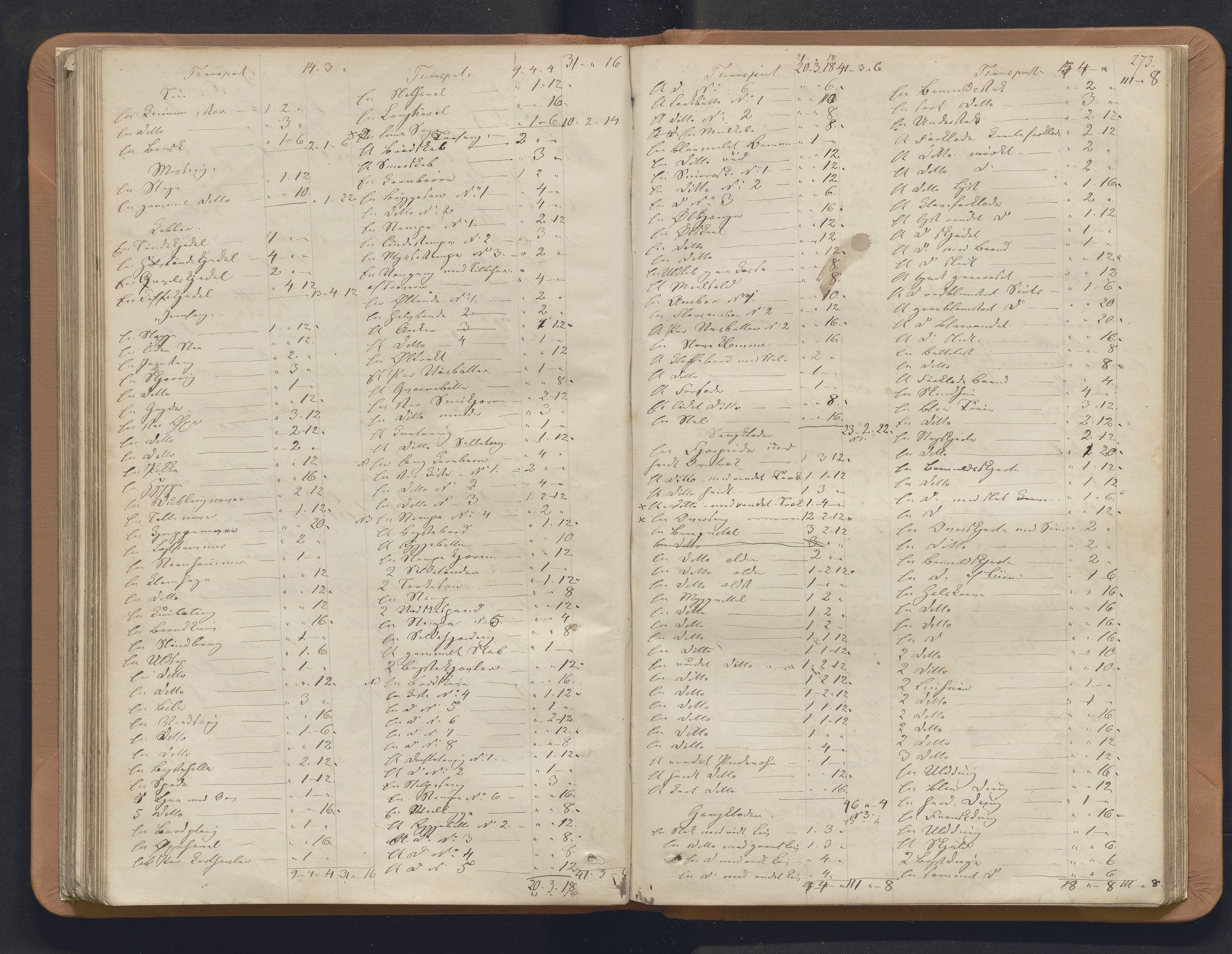 Nordhordland sorenskrivar, SAB/A-2901/1/H/Hb/L0012: Registreringsprotokollar, 1868-1875, p. 272-273
