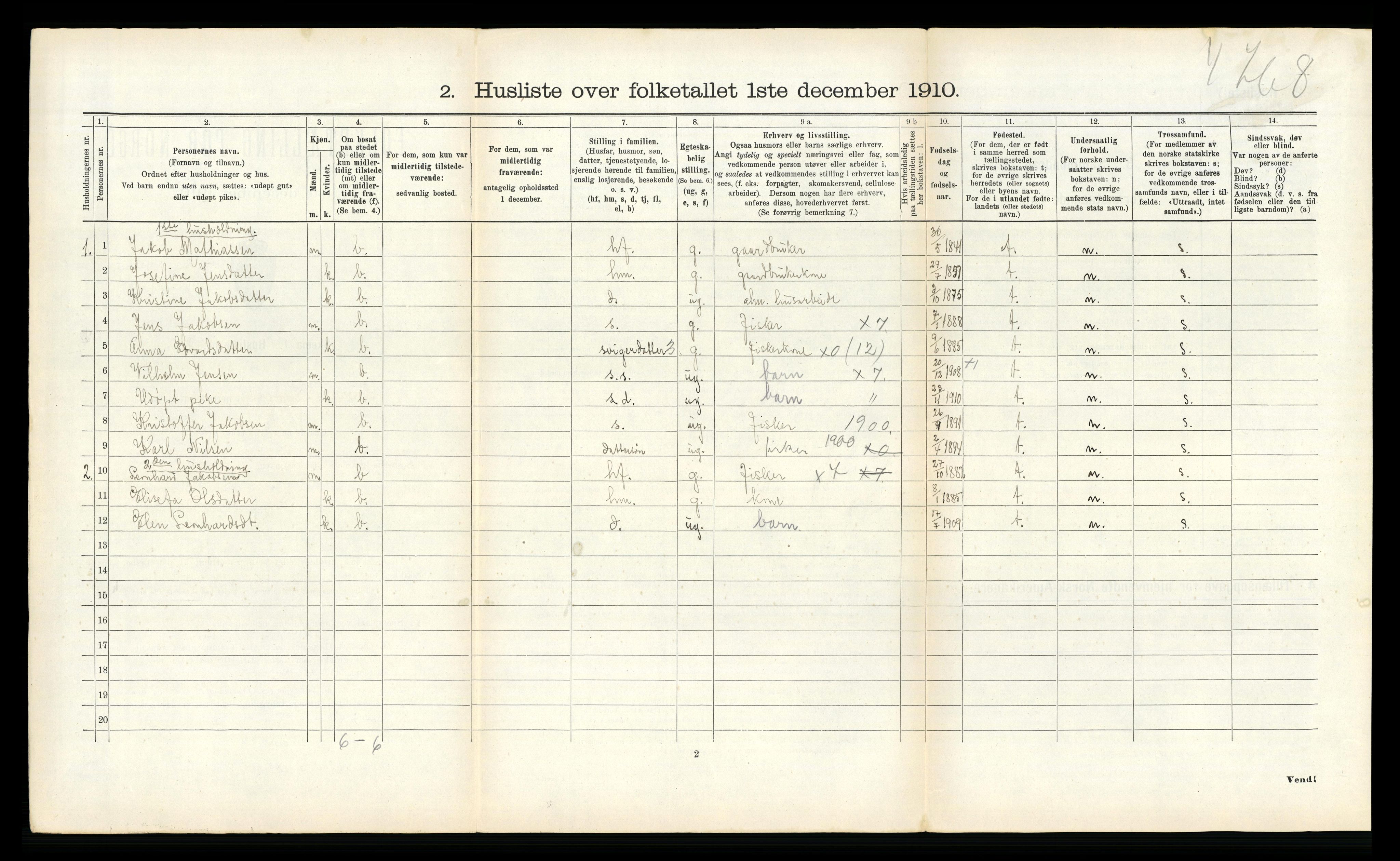 RA, 1910 census for Borge, 1910, p. 362