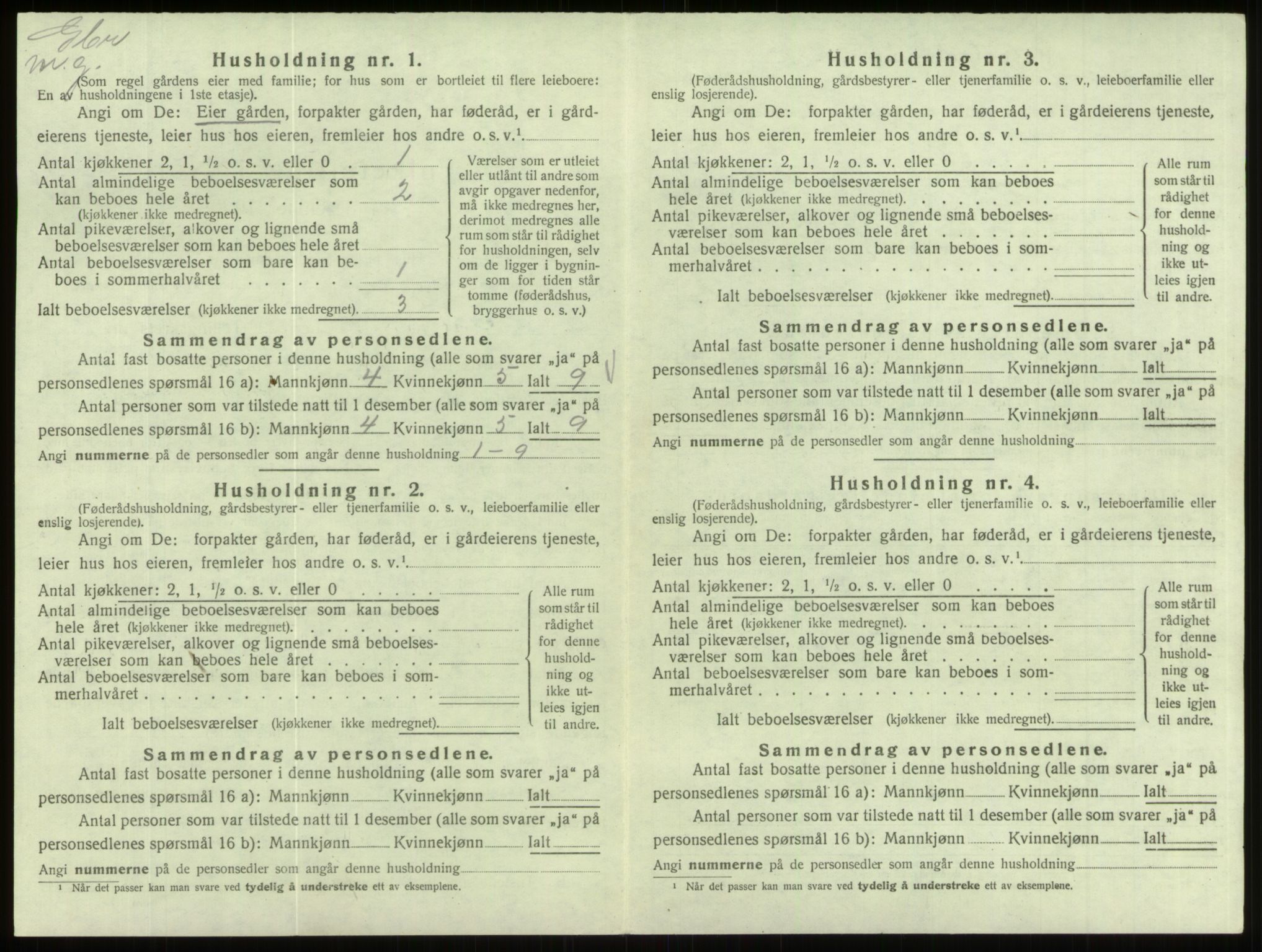 SAB, 1920 census for Eid, 1920, p. 469