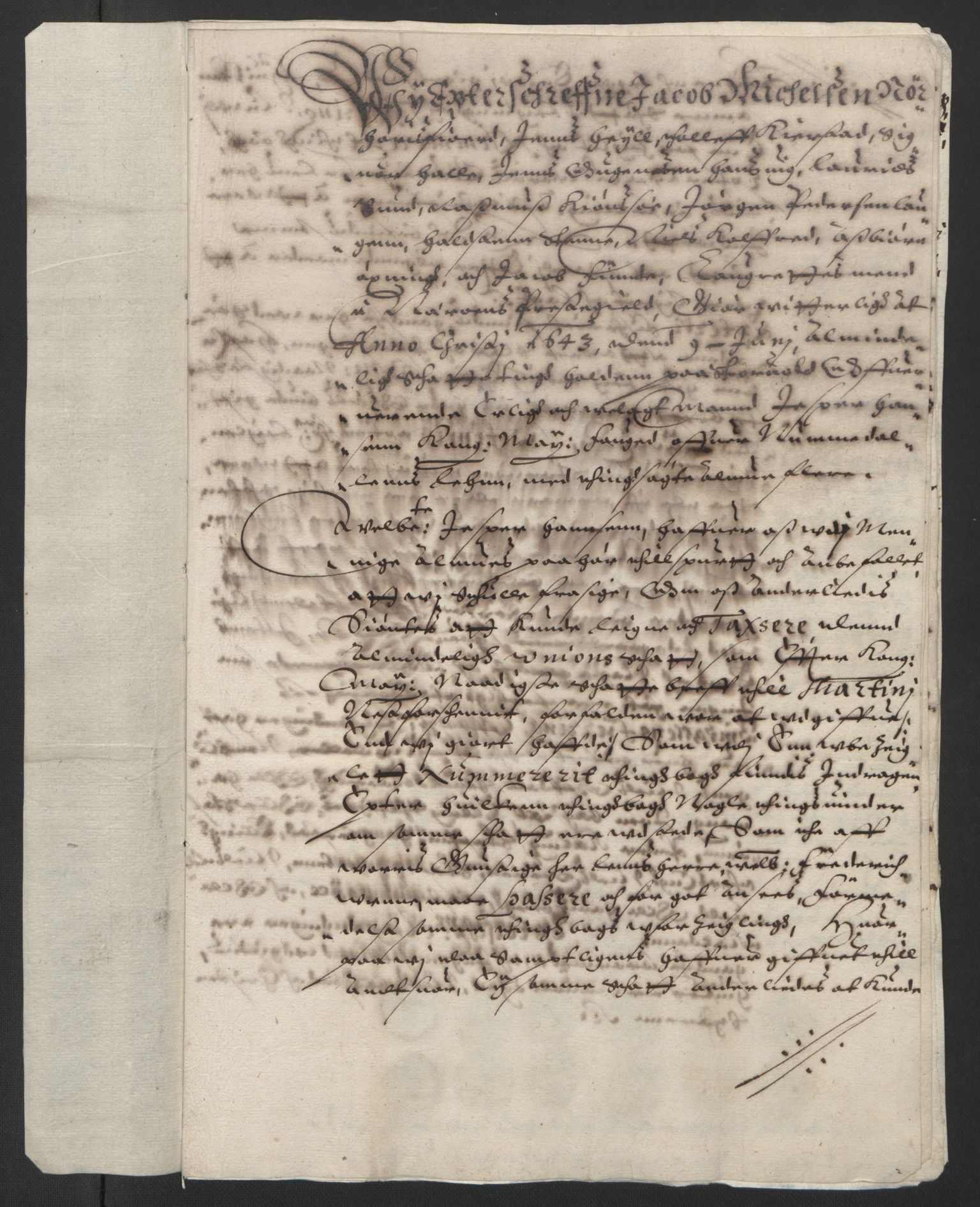 Rentekammeret inntil 1814, Reviderte regnskaper, Lensregnskaper, AV/RA-EA-5023/R/Rb/Rbw/L0075: Trondheim len, 1640-1643