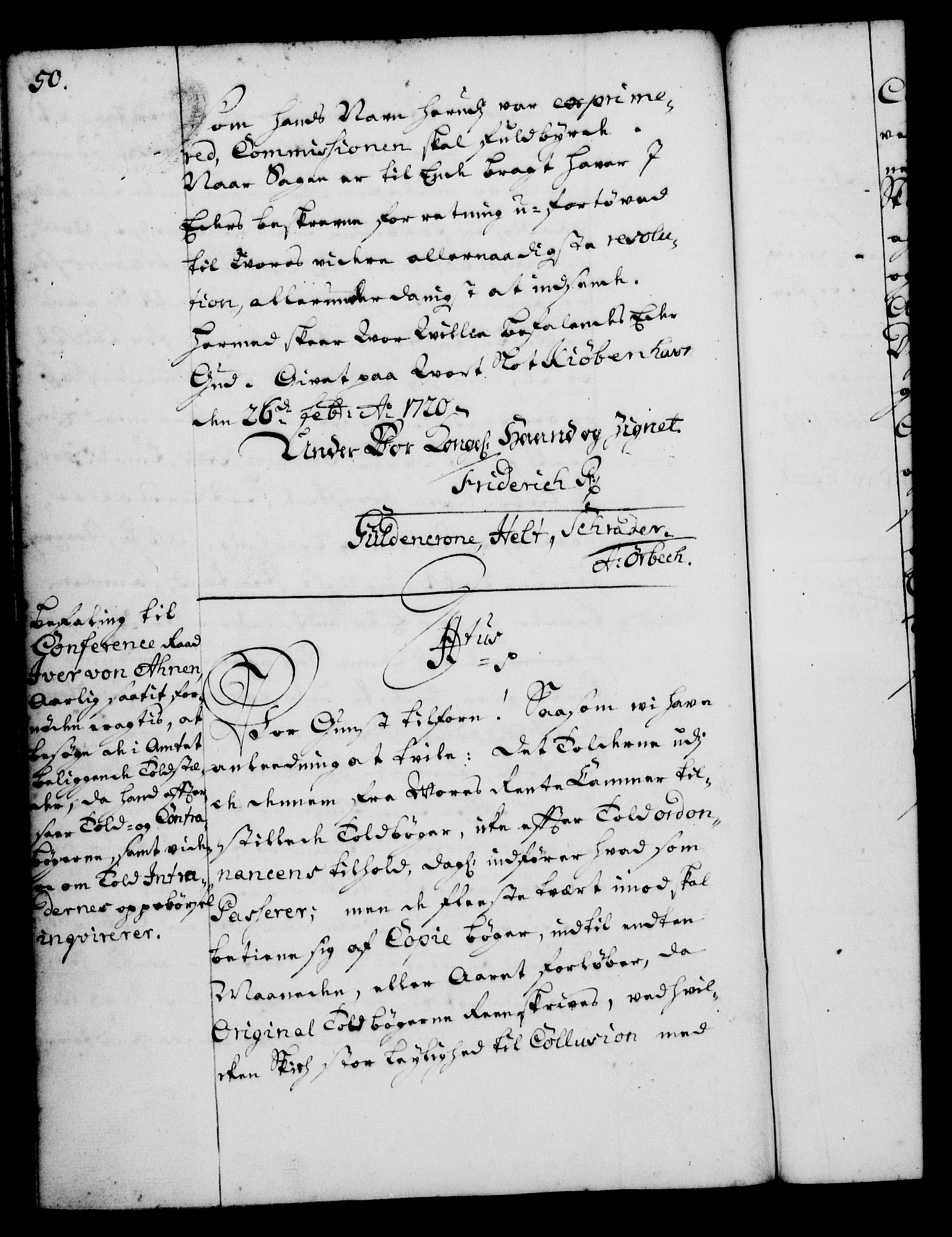 Rentekammeret, Kammerkanselliet, RA/EA-3111/G/Gg/Gga/L0001: Norsk ekspedisjonsprotokoll med register (merket RK 53.1), 1720-1723, p. 50