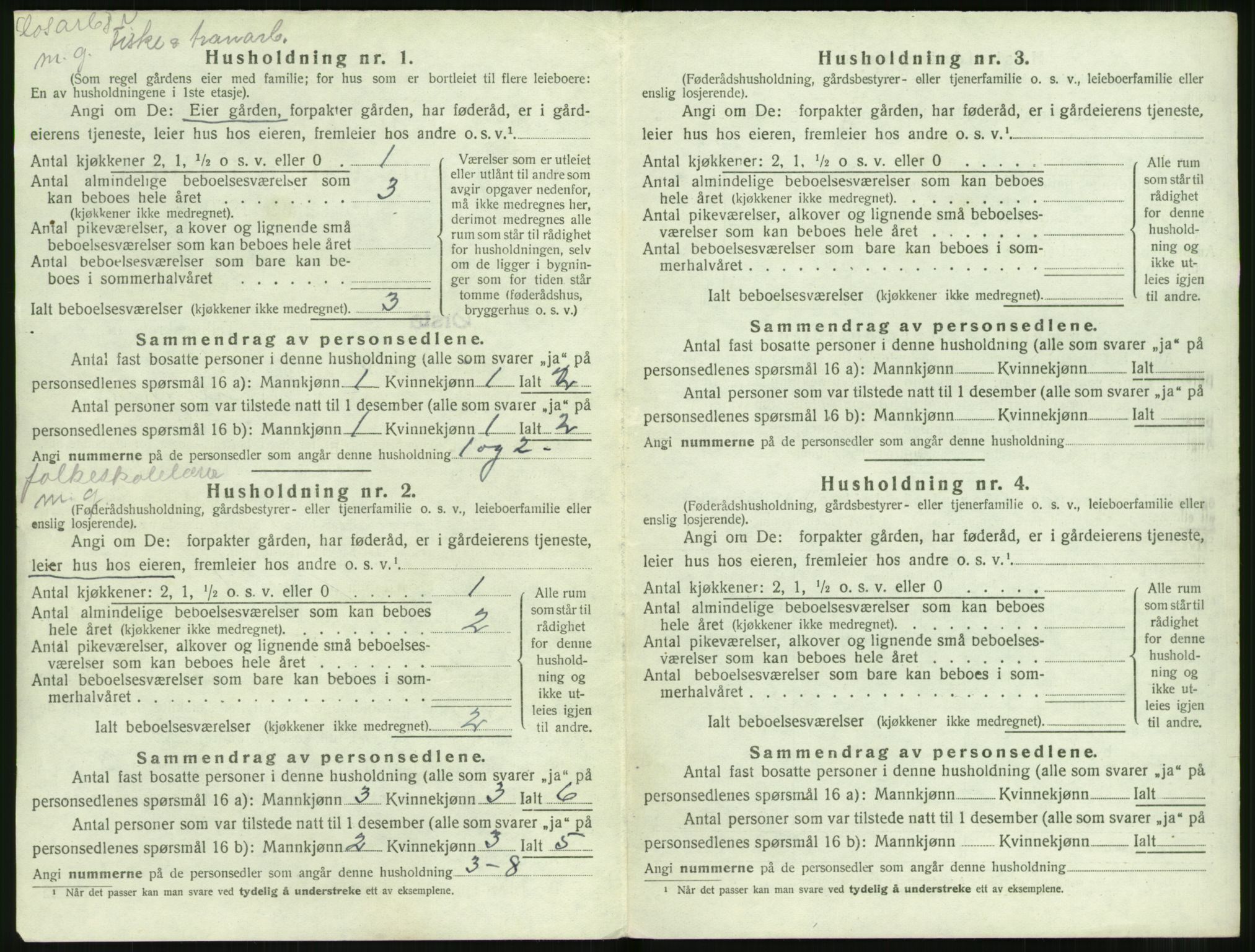 SAT, 1920 census for Ørsta, 1920, p. 247