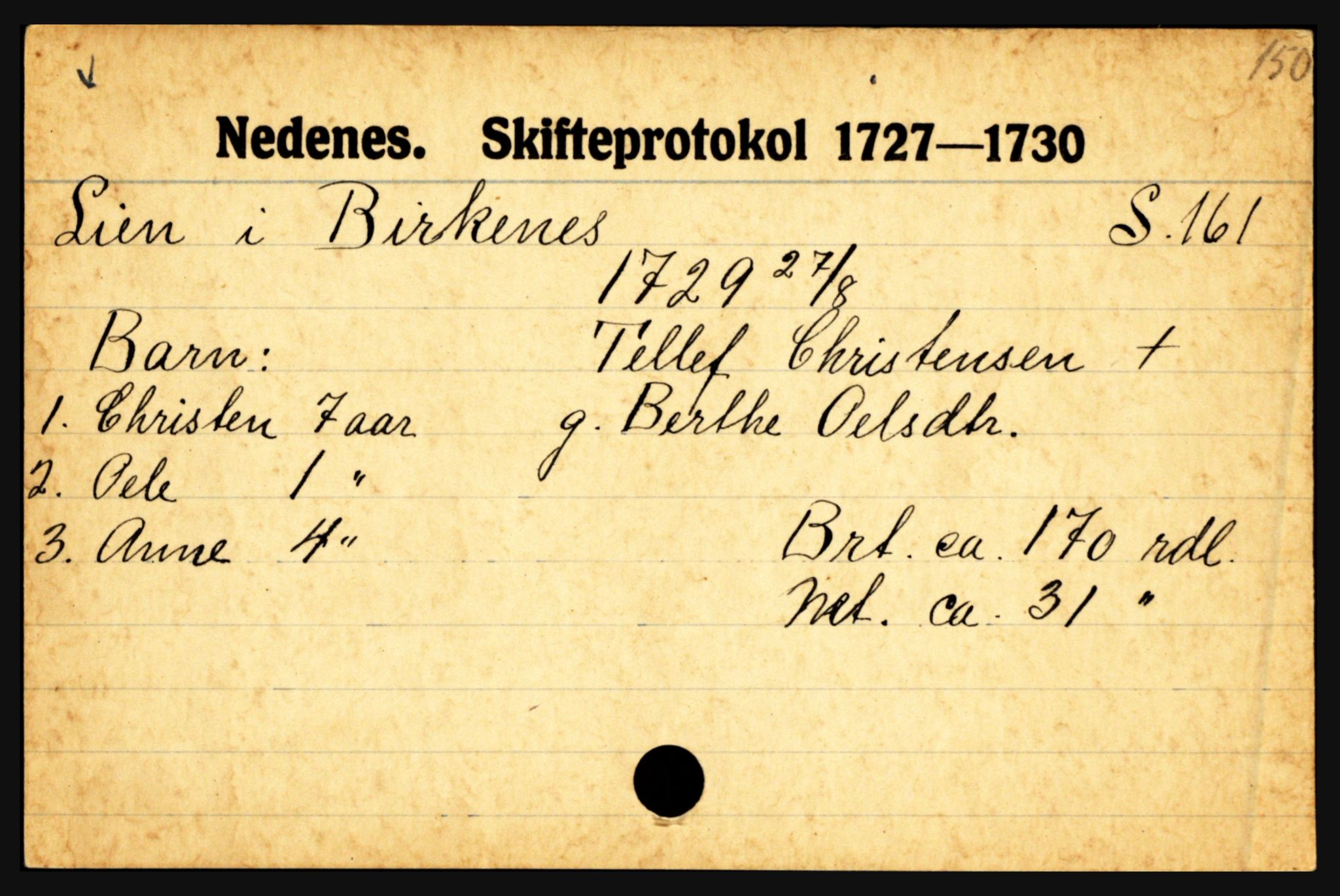 Nedenes sorenskriveri før 1824, AV/SAK-1221-0007/H, p. 17291