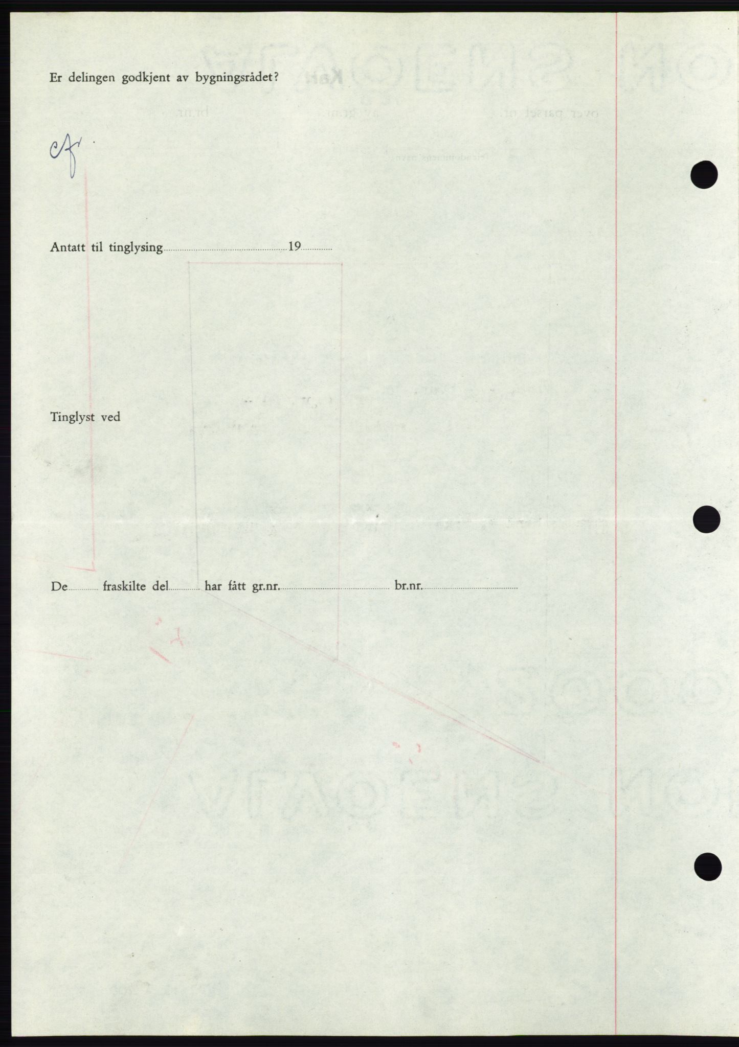 Søre Sunnmøre sorenskriveri, AV/SAT-A-4122/1/2/2C/L0078: Mortgage book no. 4A, 1946-1946, Diary no: : 392/1946