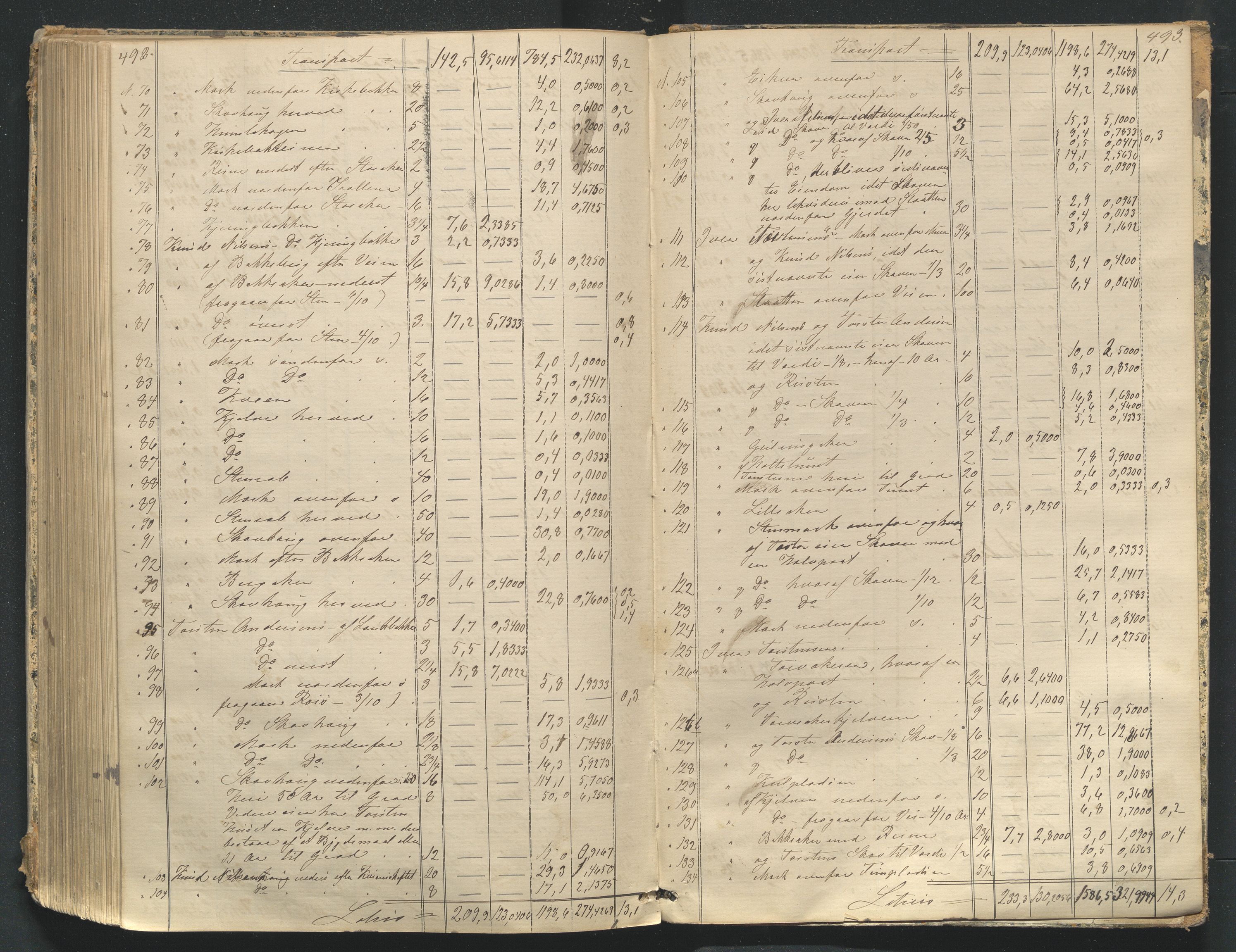 Utskiftningsformannen i Oppland fylke, AV/SAH-JORDSKIFTEO-001/H/Ha/Hag/L0003/0002: Forhandlingsprotokoller / Forhandlingsprotokoll - Valdres, 1875-1884, p. 492-493